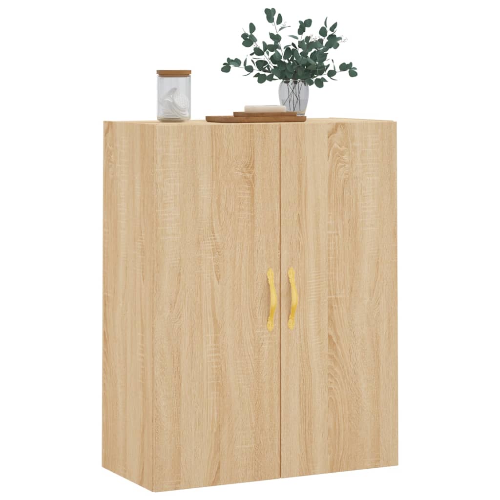 Dulap TV montat pe perete, stejar sonoma, 69,5x34x90 cm GartenMobel Dekor
