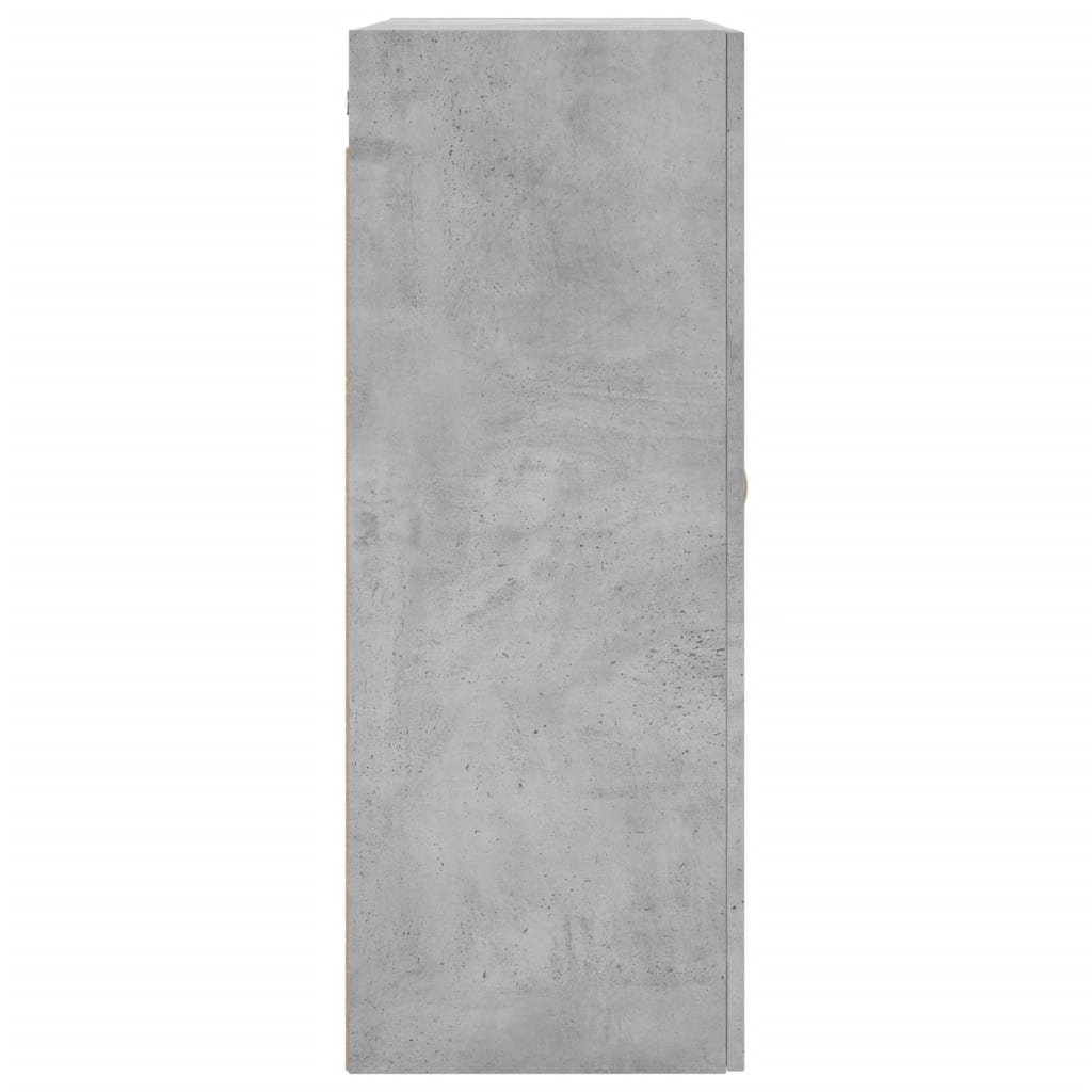 Dulap cu montaj pe perete, gri beton, 69,5x34x90 cm GartenMobel Dekor