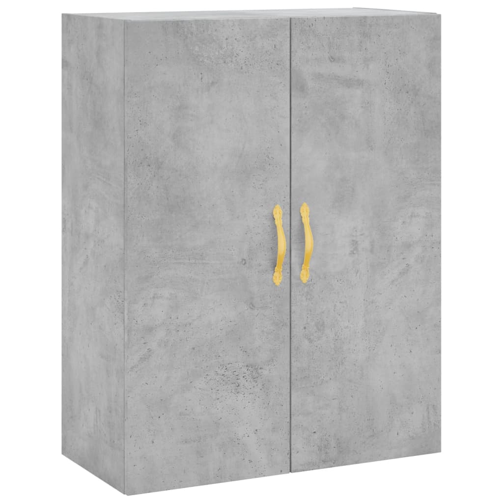 Dulap cu montaj pe perete, gri beton, 69,5x34x90 cm GartenMobel Dekor