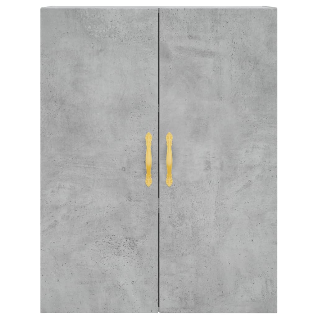 Dulap cu montaj pe perete, gri beton, 69,5x34x90 cm GartenMobel Dekor