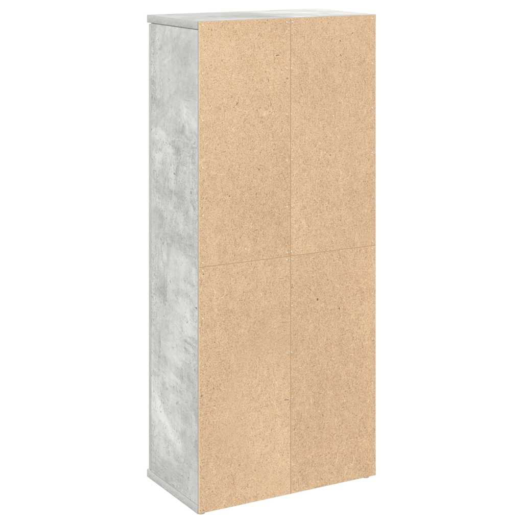 Dulap de baie cu suport role, gri beton, 39x22x90 cm GartenMobel Dekor