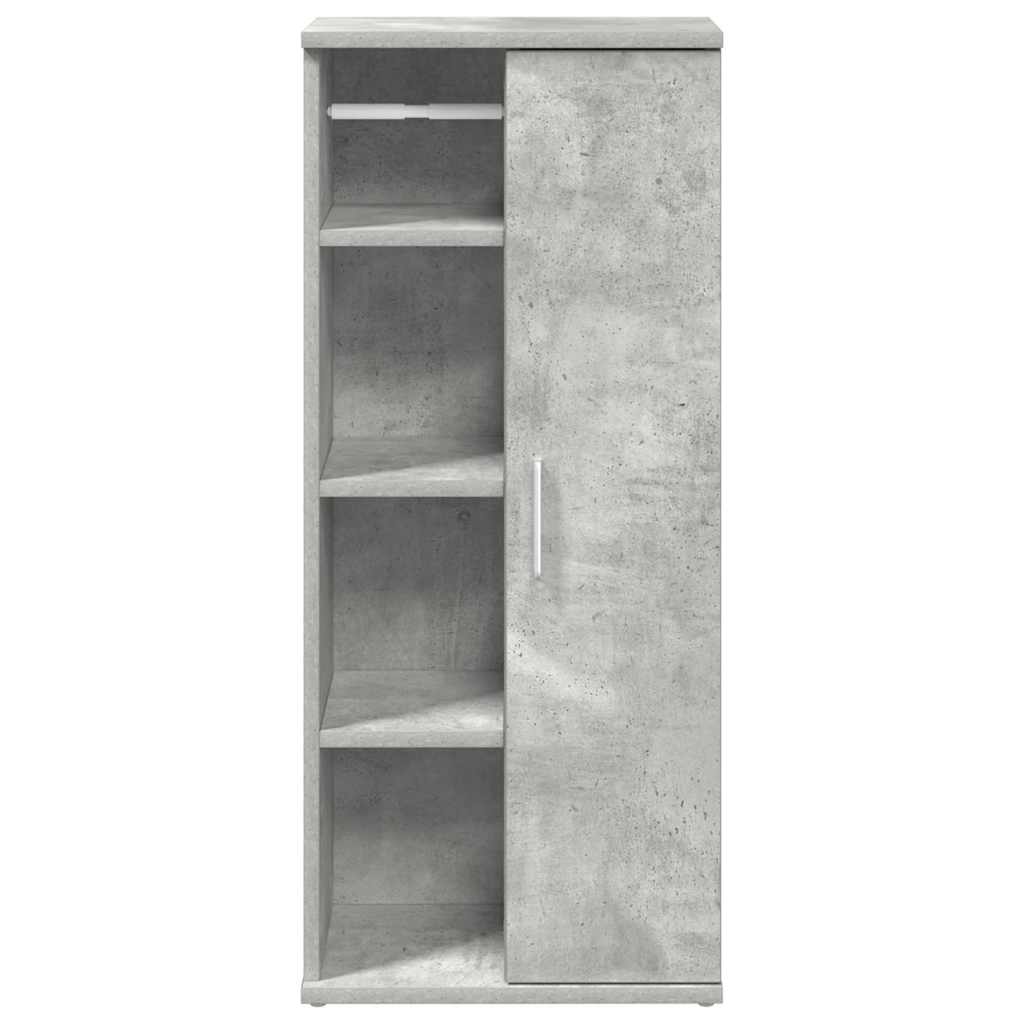 Dulap de baie cu suport role, gri beton, 39x22x90 cm GartenMobel Dekor