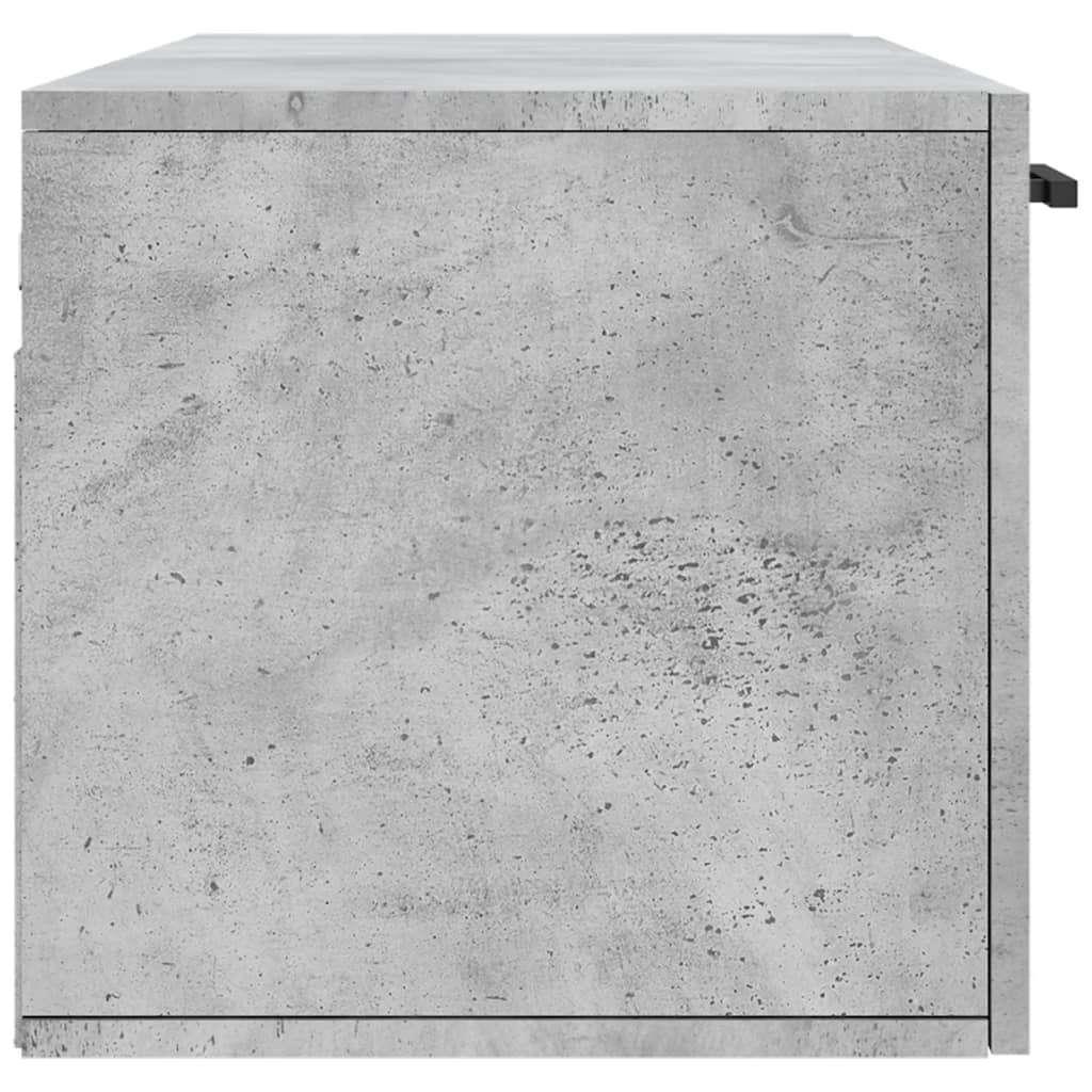 Dulap de perete, gri beton, 100x36,5x35 cm, lemn prelucrat GartenMobel Dekor