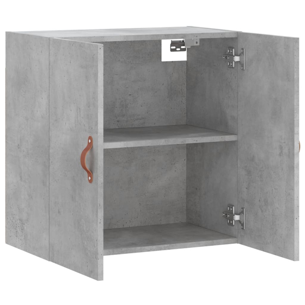 Dulap de perete, gri beton, 60x31x60 cm, lemn compozit GartenMobel Dekor