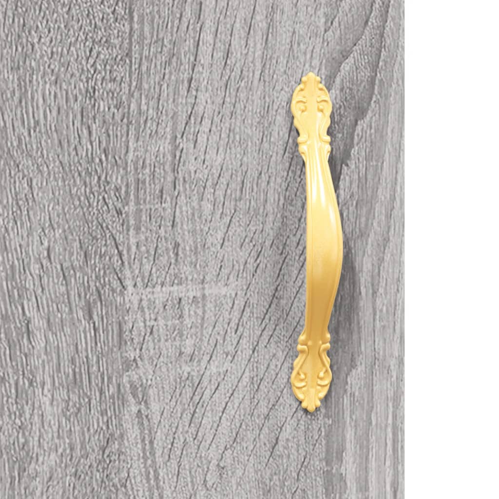 Dulap montat pe perete, gri sonoma, 69,5x34x90 cm GartenMobel Dekor