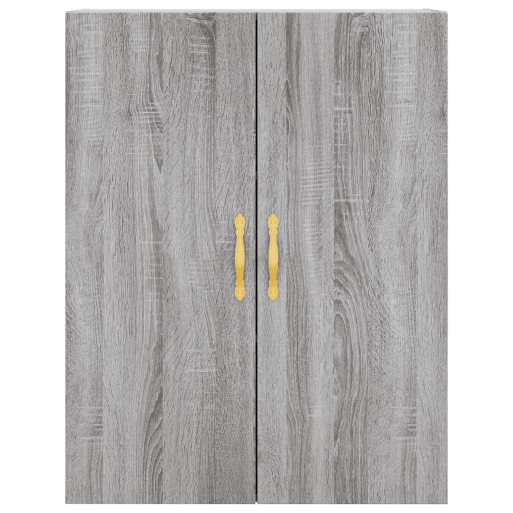 Dulap montat pe perete, gri sonoma, 69,5x34x90 cm GartenMobel Dekor