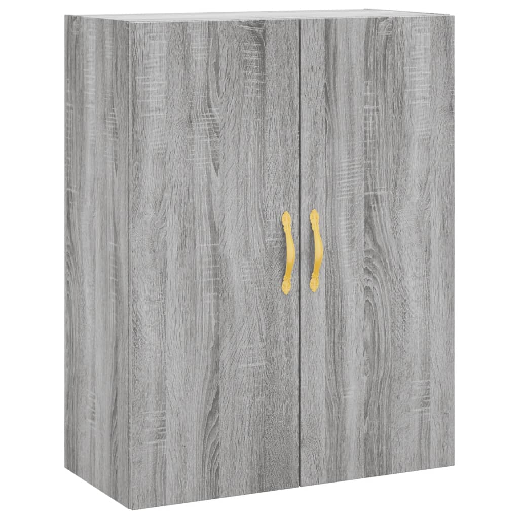Dulap montat pe perete, gri sonoma, 69,5x34x90 cm GartenMobel Dekor