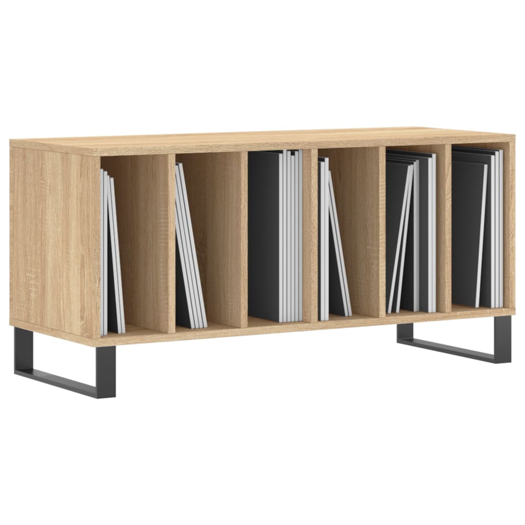 Dulap pentru discuri stejar sonoma 100x38x48 cm, lemn prelucrat GartenMobel Dekor