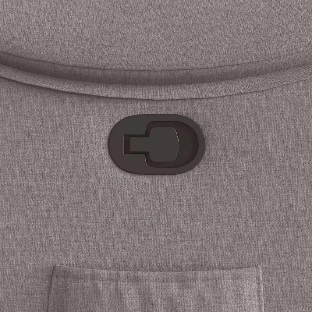 Fotoliu rabatabil, gri taupe, material textil GartenMobel Dekor