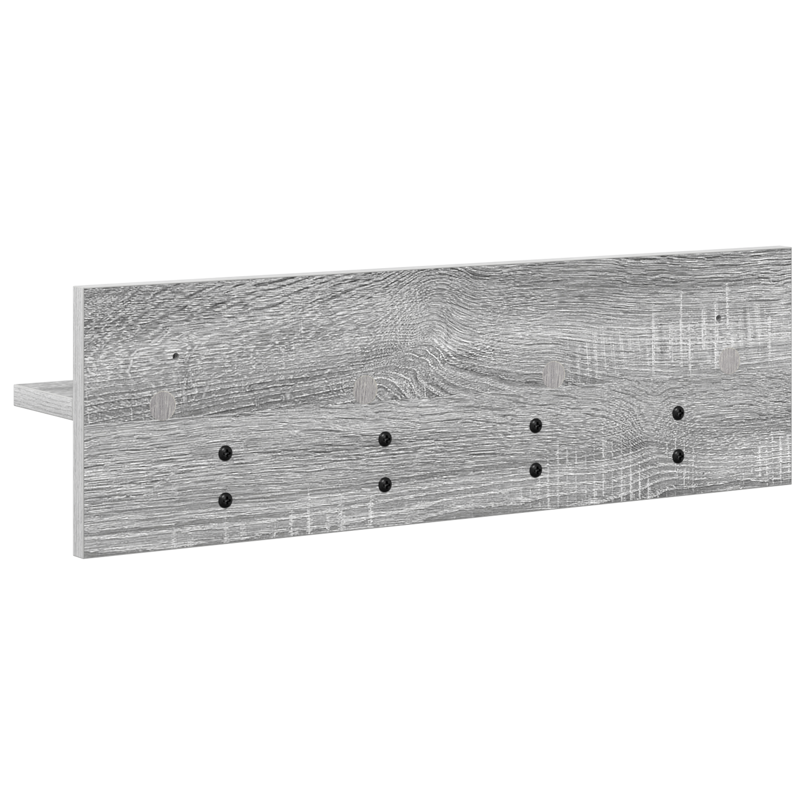 Răcător de paltoane montat pe perete cu raft Pe perete sonoma gri GartenMobel Dekor