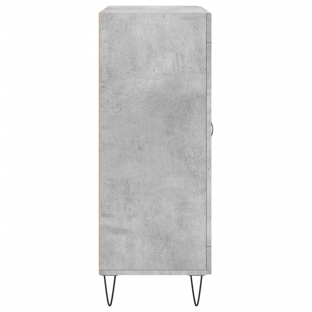 Servantă, gri beton, 69,5x34x90 cm, lemn compozit GartenMobel Dekor