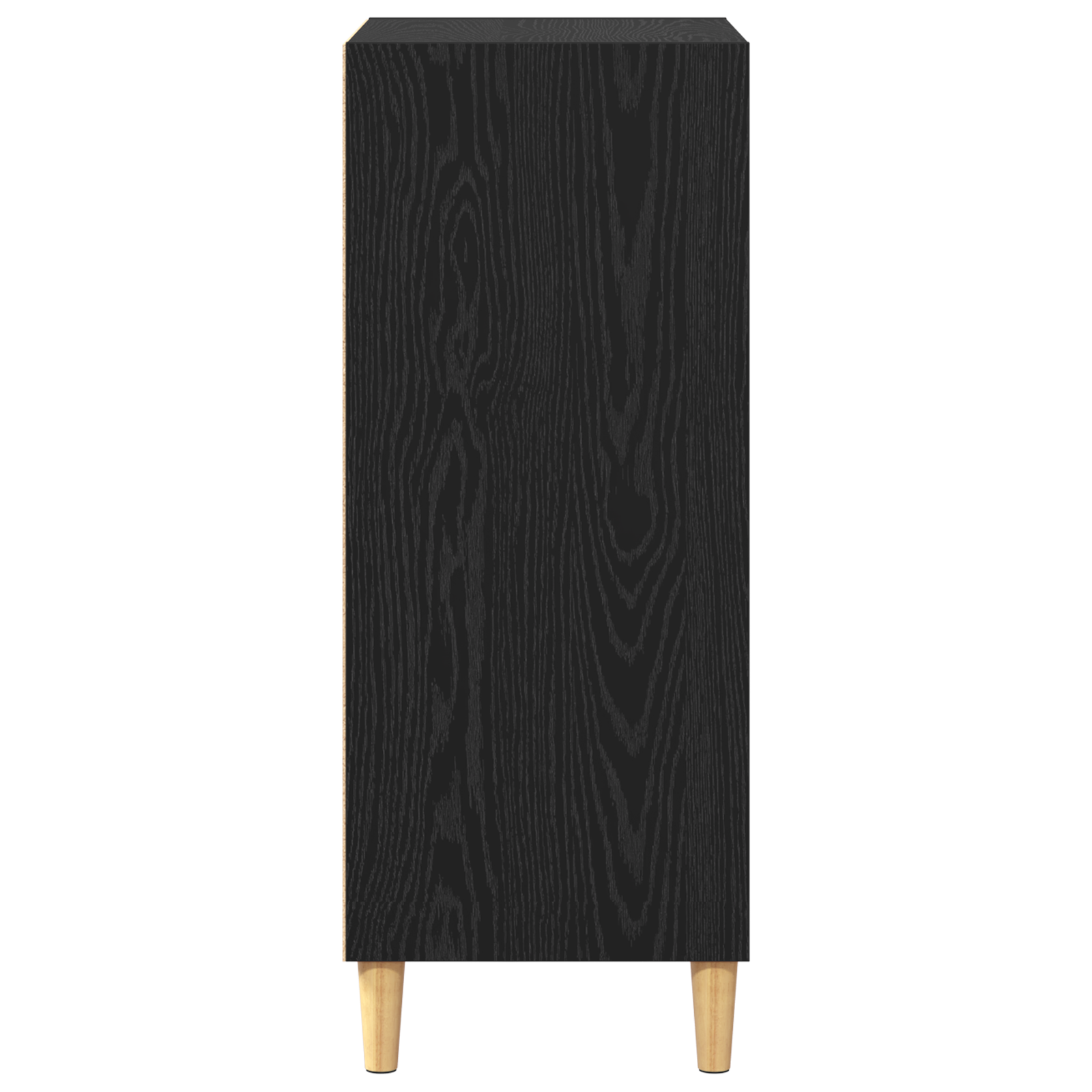 Bufet cu raft Stejar negru 57 x 35 x 90 cm Lemn compozit GartenMobel Dekor