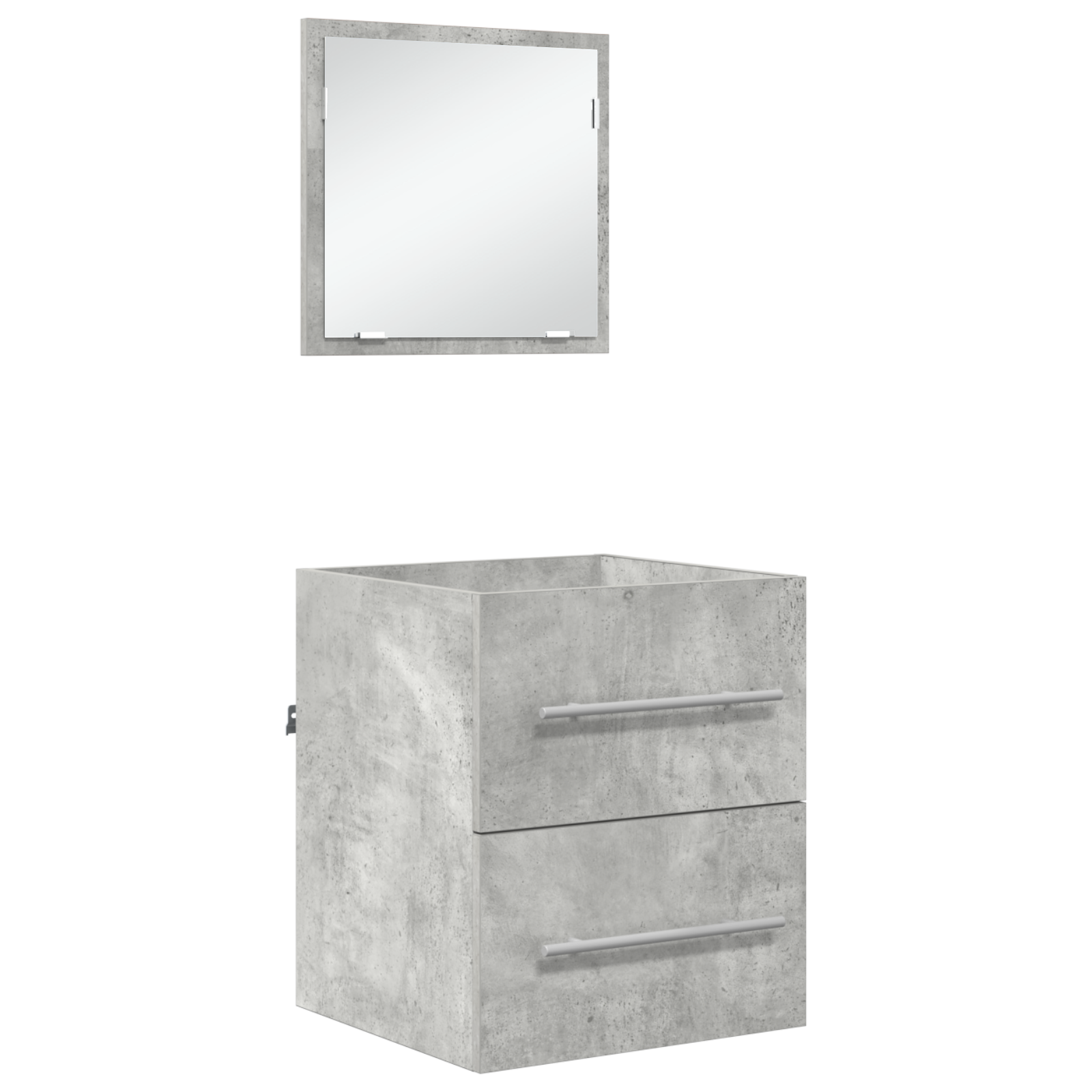 Dulap de Baie Gri Betonal 41 x 38.5 x 48 cm Lemn compozit GartenMobel Dekor