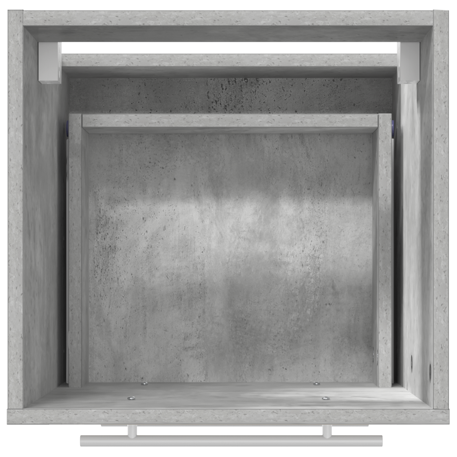 Dulap de Baie Gri Betonal 41 x 38.5 x 48 cm Lemn compozit GartenMobel Dekor