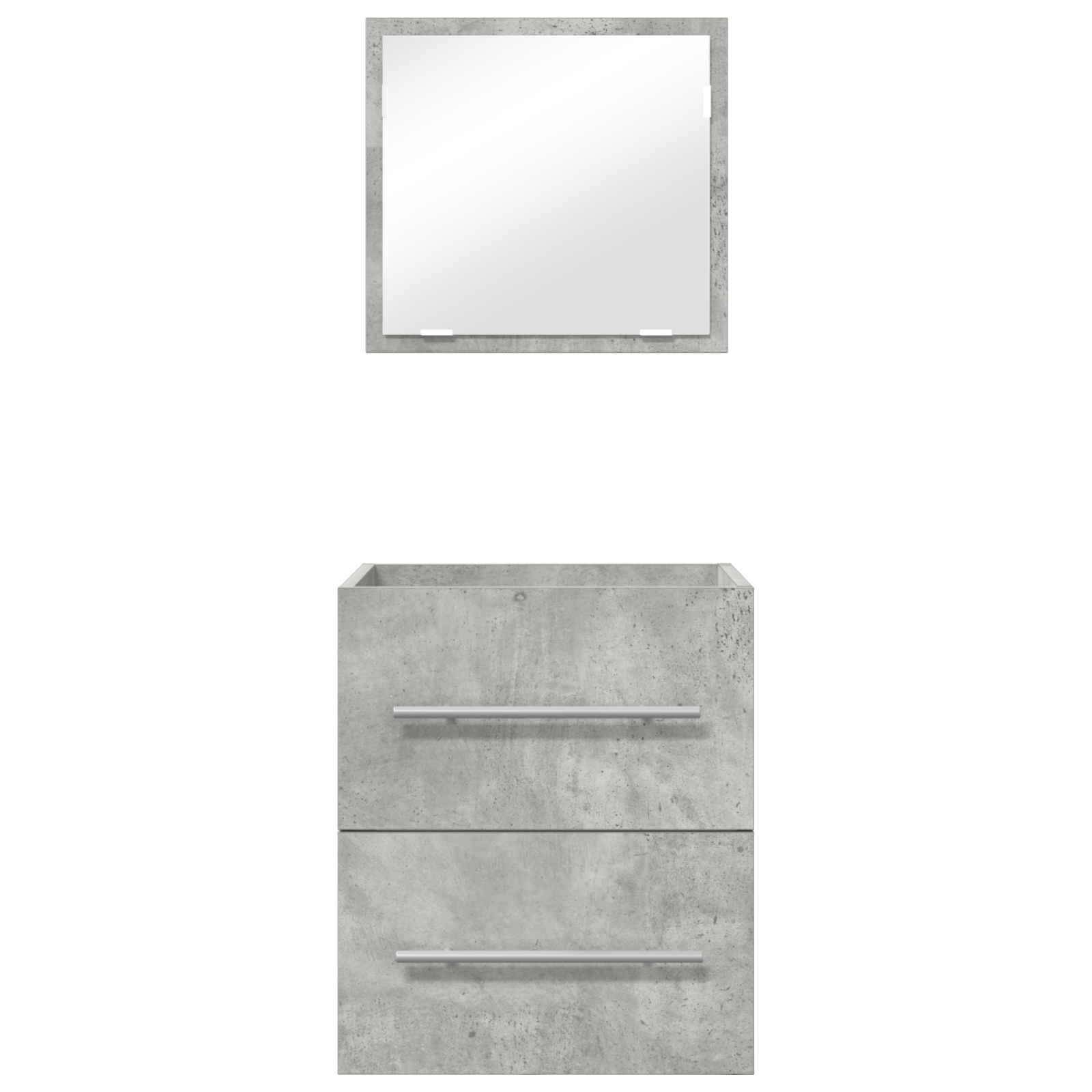 Dulap de Baie Gri Betonal 41 x 38.5 x 48 cm Lemn compozit GartenMobel Dekor