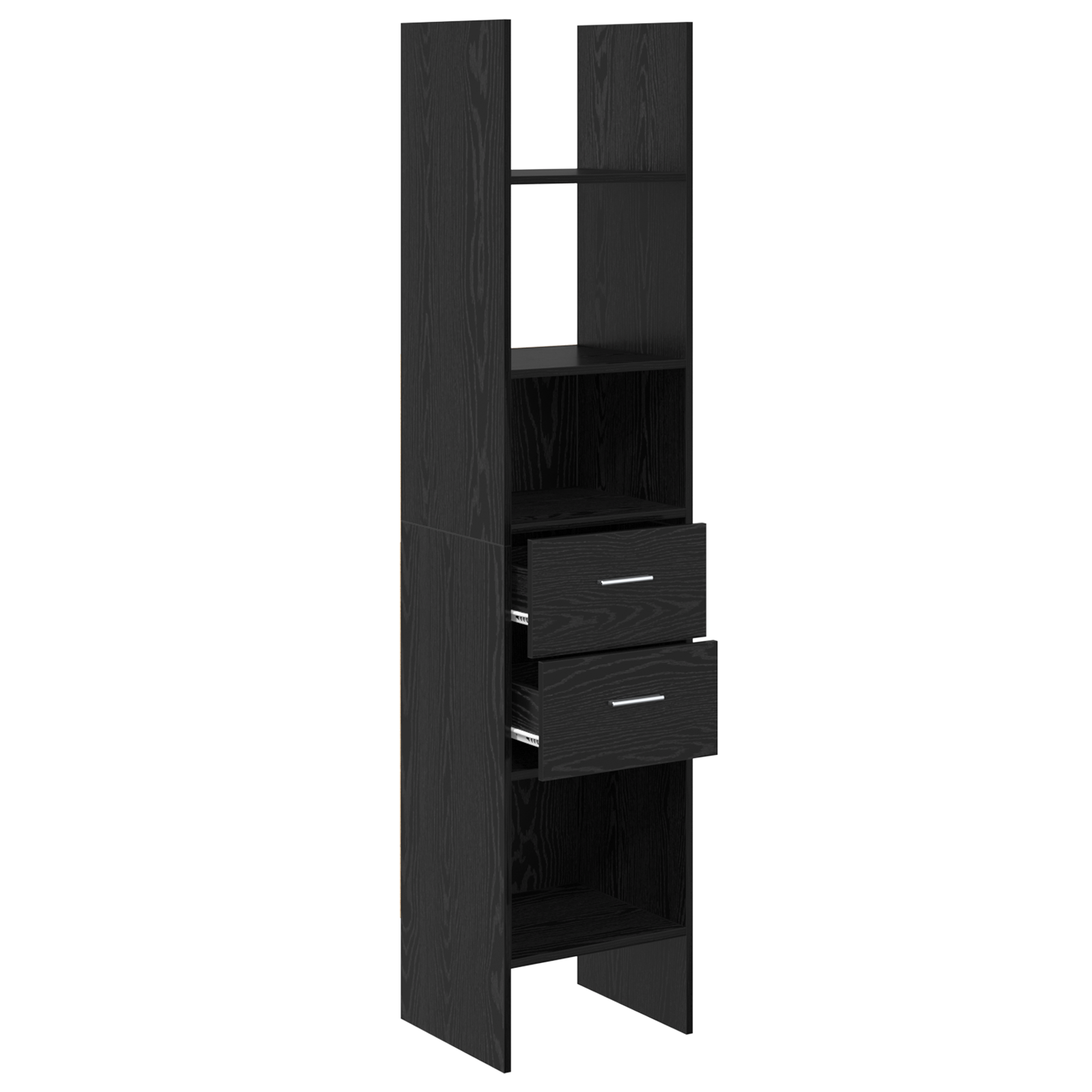 Dulap pentru cărți Stejar negru 40 x 35 x 180 cm Lemn compozit GartenMobel Dekor