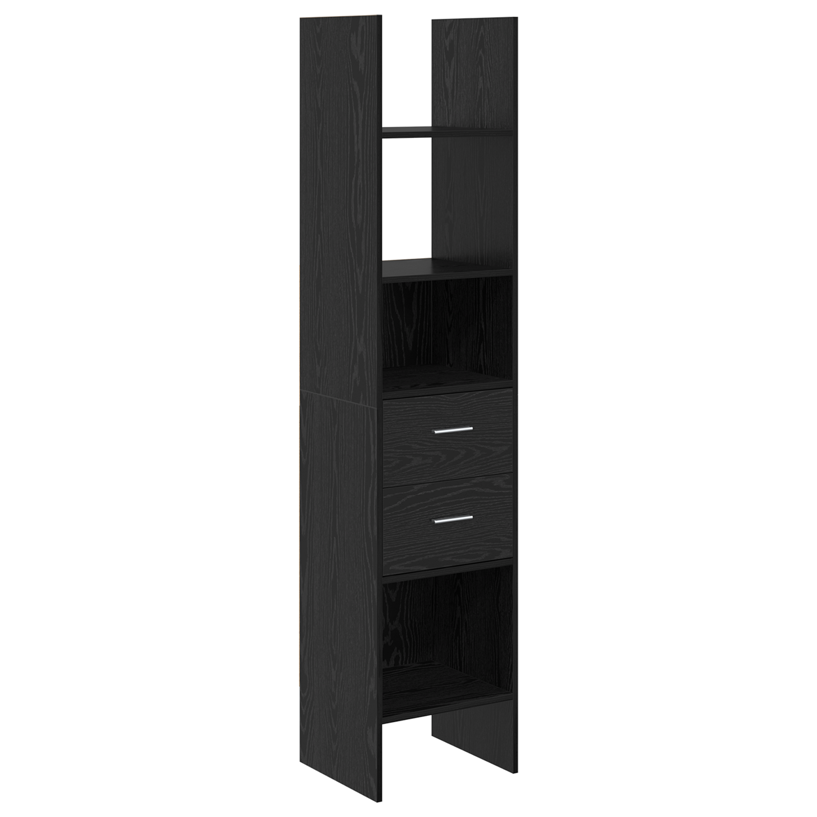 Dulap pentru cărți Stejar negru 40 x 35 x 180 cm Lemn compozit GartenMobel Dekor