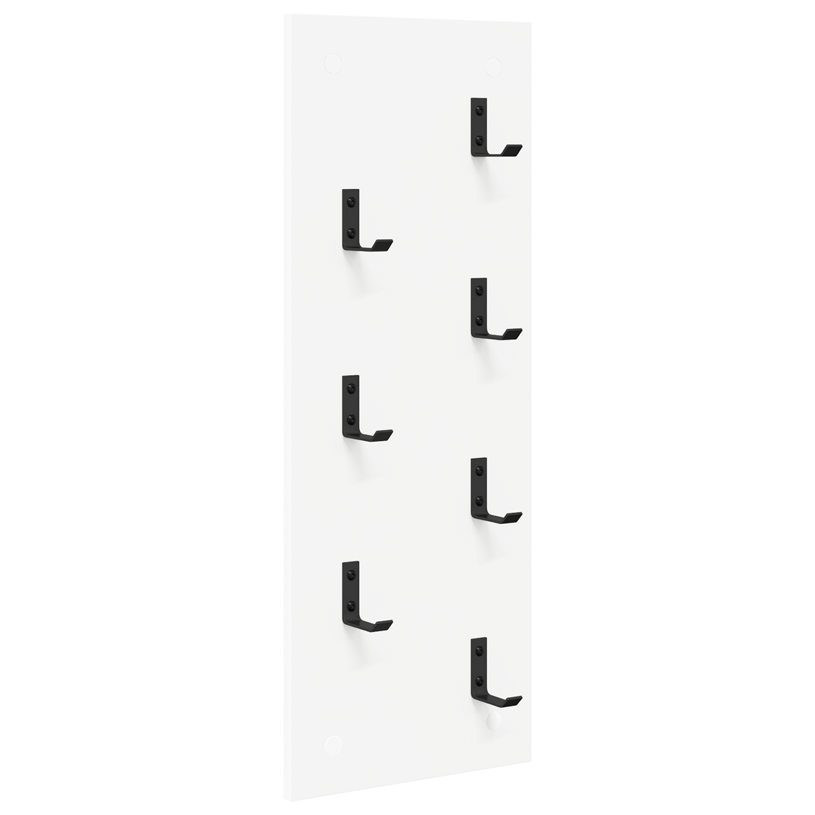 Răcător de paltoane montat pe perete Alb 30 x 1.5 x 80 cm GartenMobel Dekor