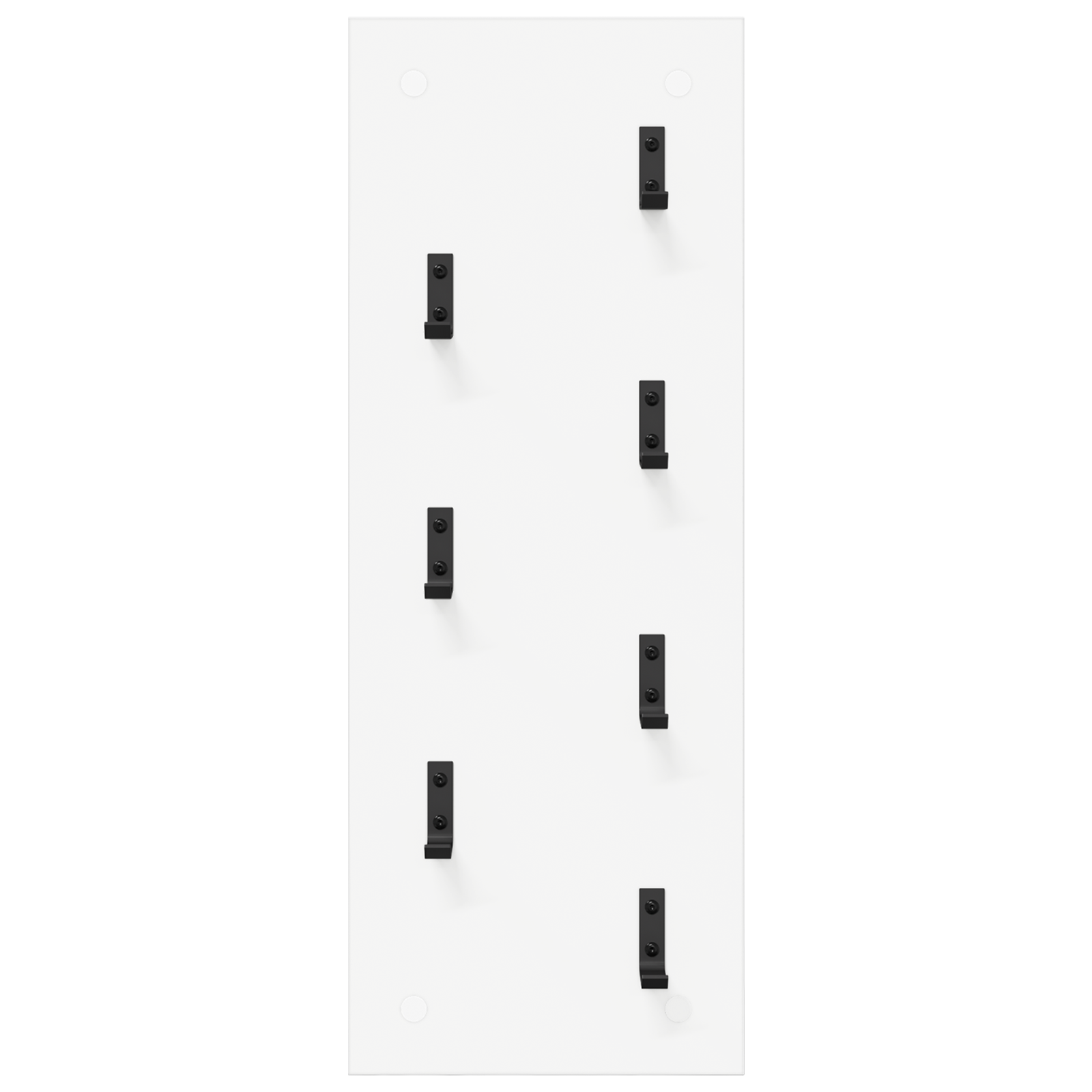 Răcător de paltoane montat pe perete Alb 30 x 1.5 x 80 cm GartenMobel Dekor