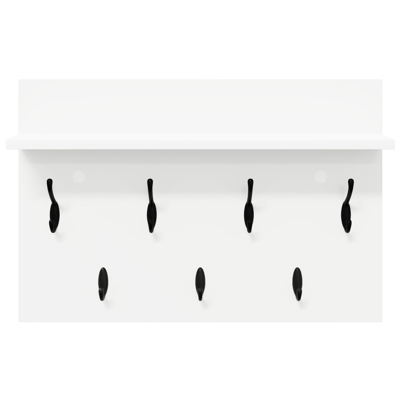 Răcător de paltoane montat pe perete Alb 60 x 40 x 12 cm GartenMobel Dekor