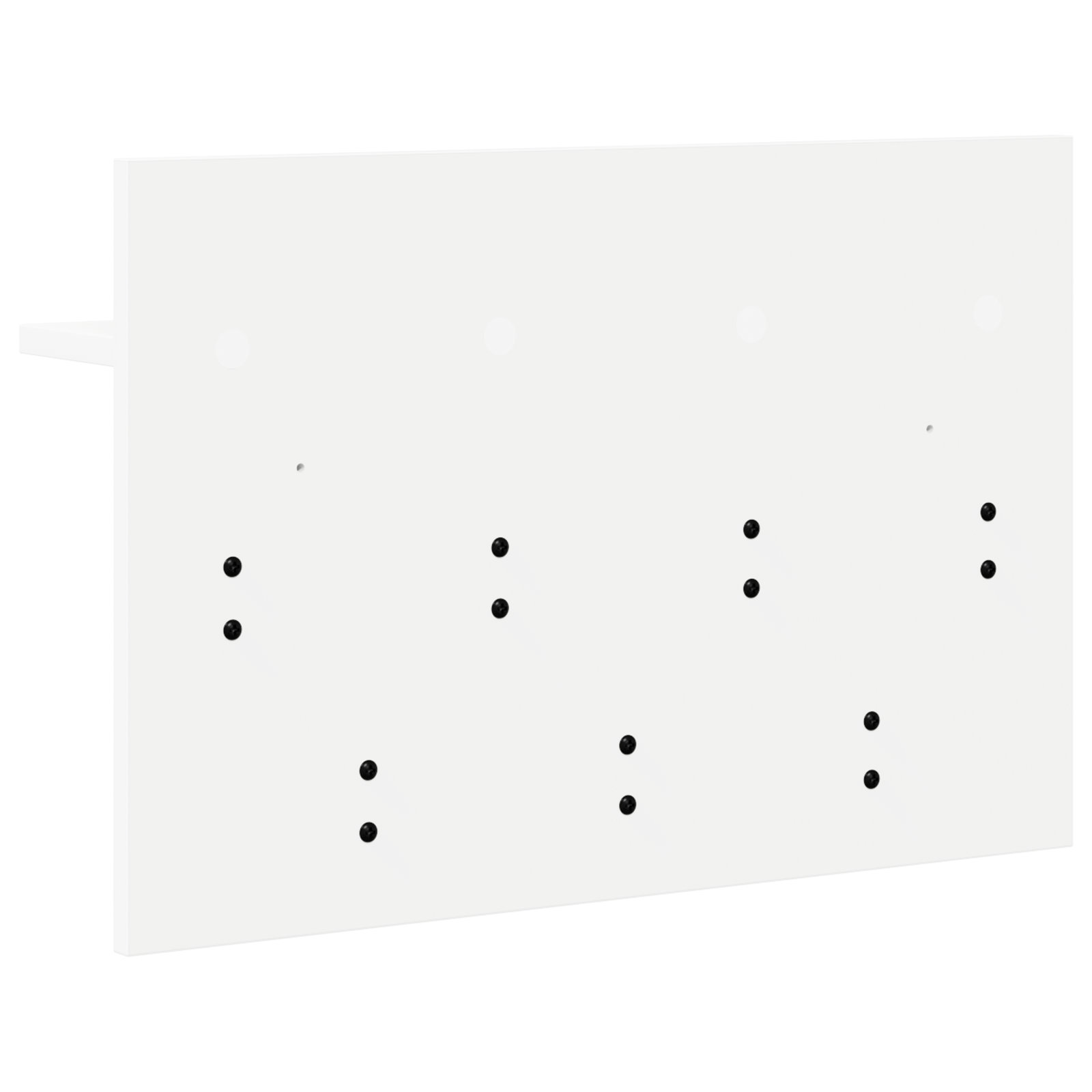 Răcător de paltoane montat pe perete Alb 60 x 40 x 12 cm GartenMobel Dekor