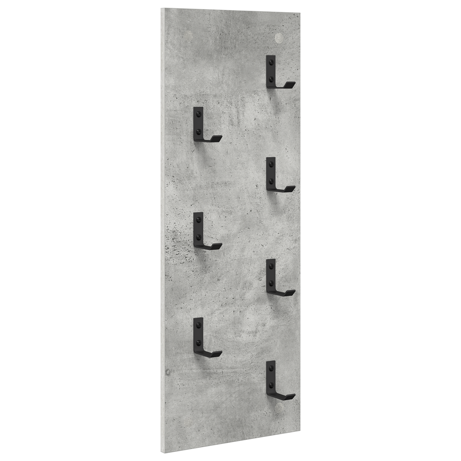 Răcător de paltoane montat pe perete Gri beton 30 x 1.5 x 80 cm GartenMobel Dekor