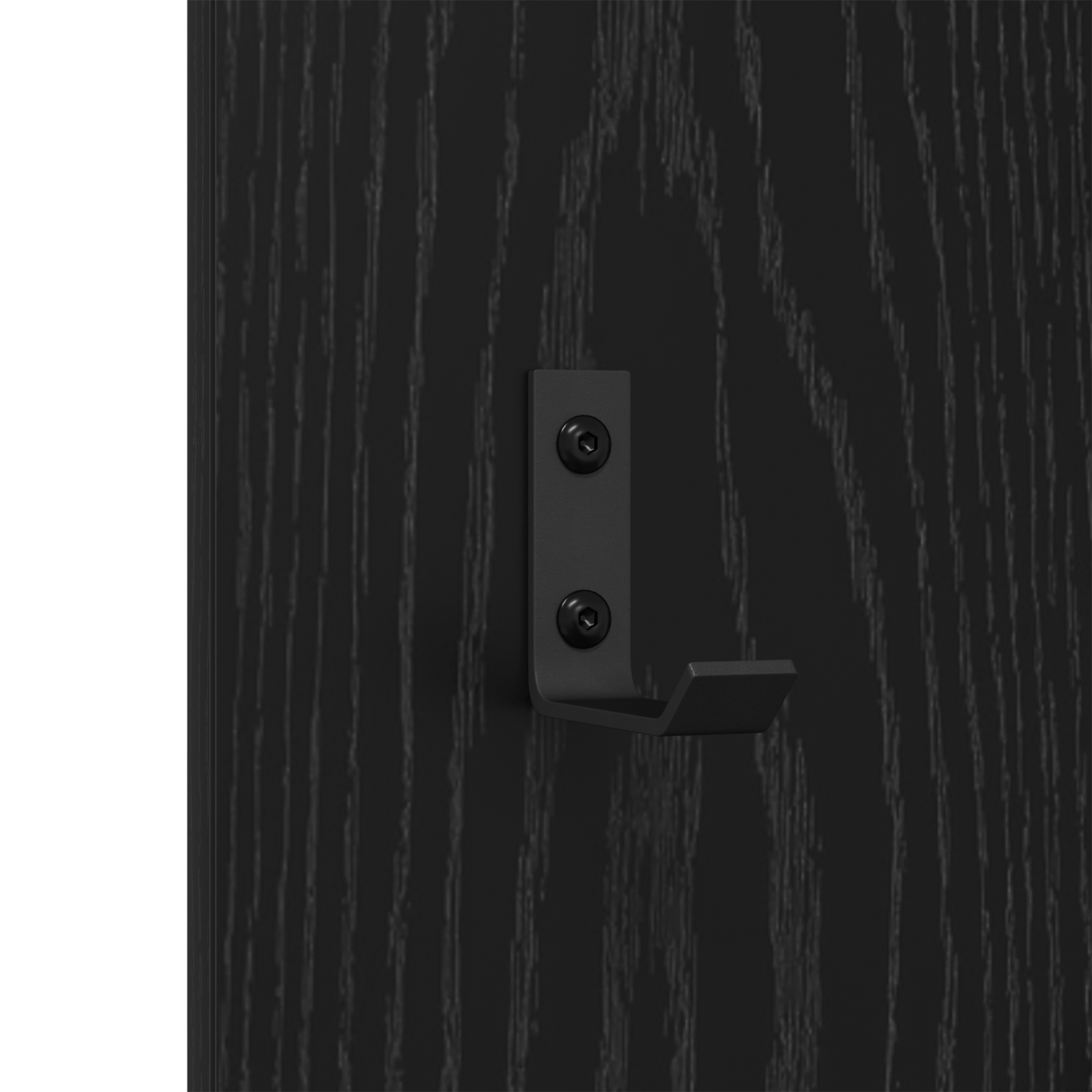 Răcător de paltoane montat pe perete Pe perete Stejar negru GartenMobel Dekor