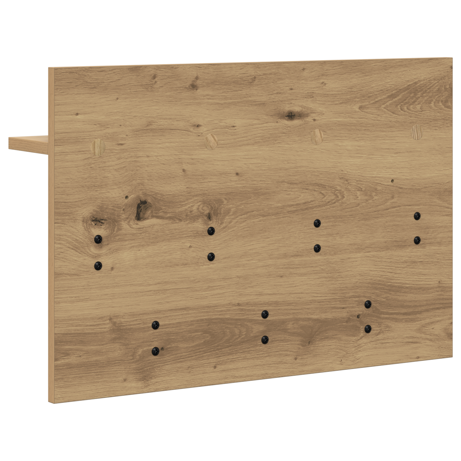 Răcător de paltoane montat pe perete cu raft Pe perete stejar artizanal GartenMobel Dekor