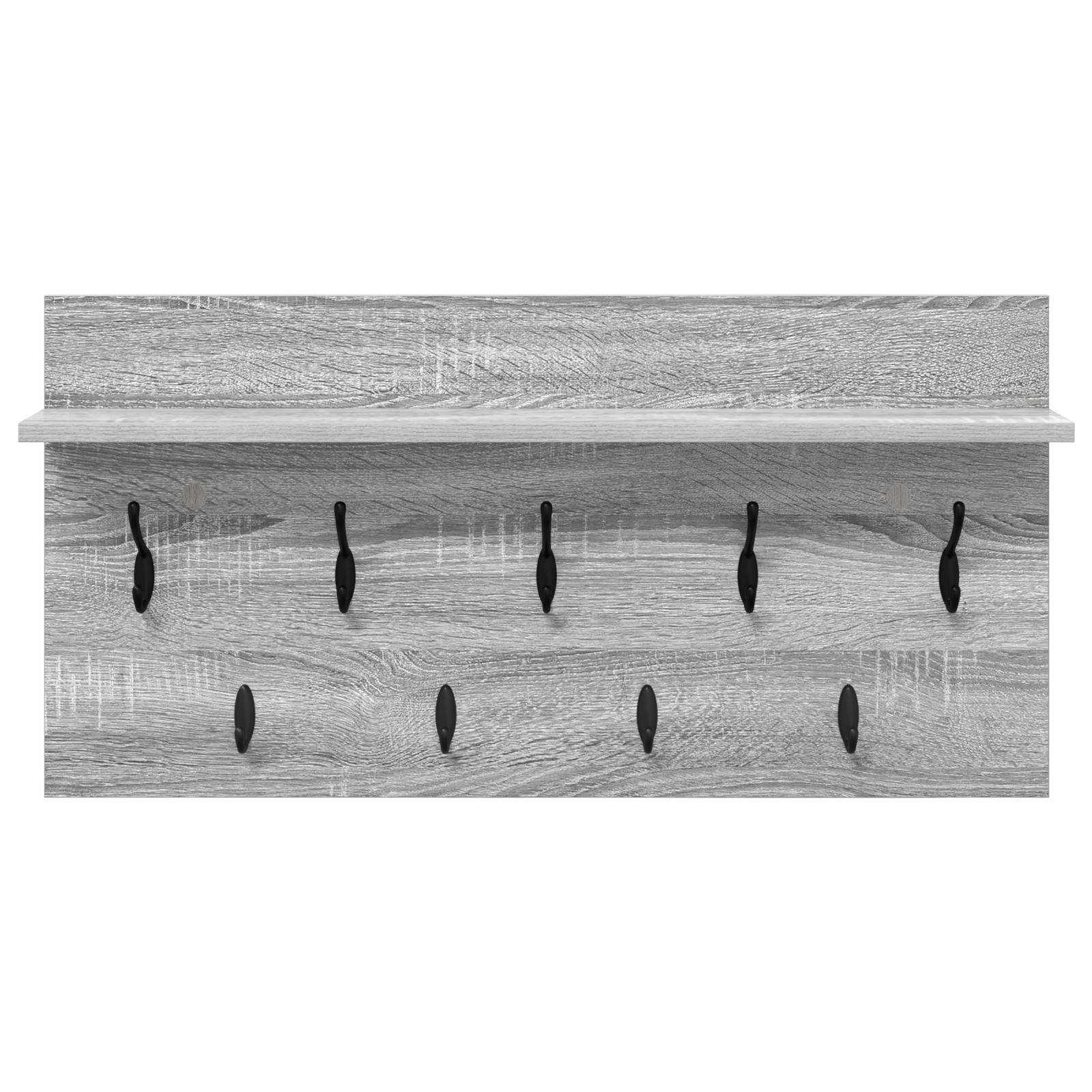 Răcător de paltoane montat pe perete sonoma gri 80 x 40 x 12 cm GartenMobel Dekor