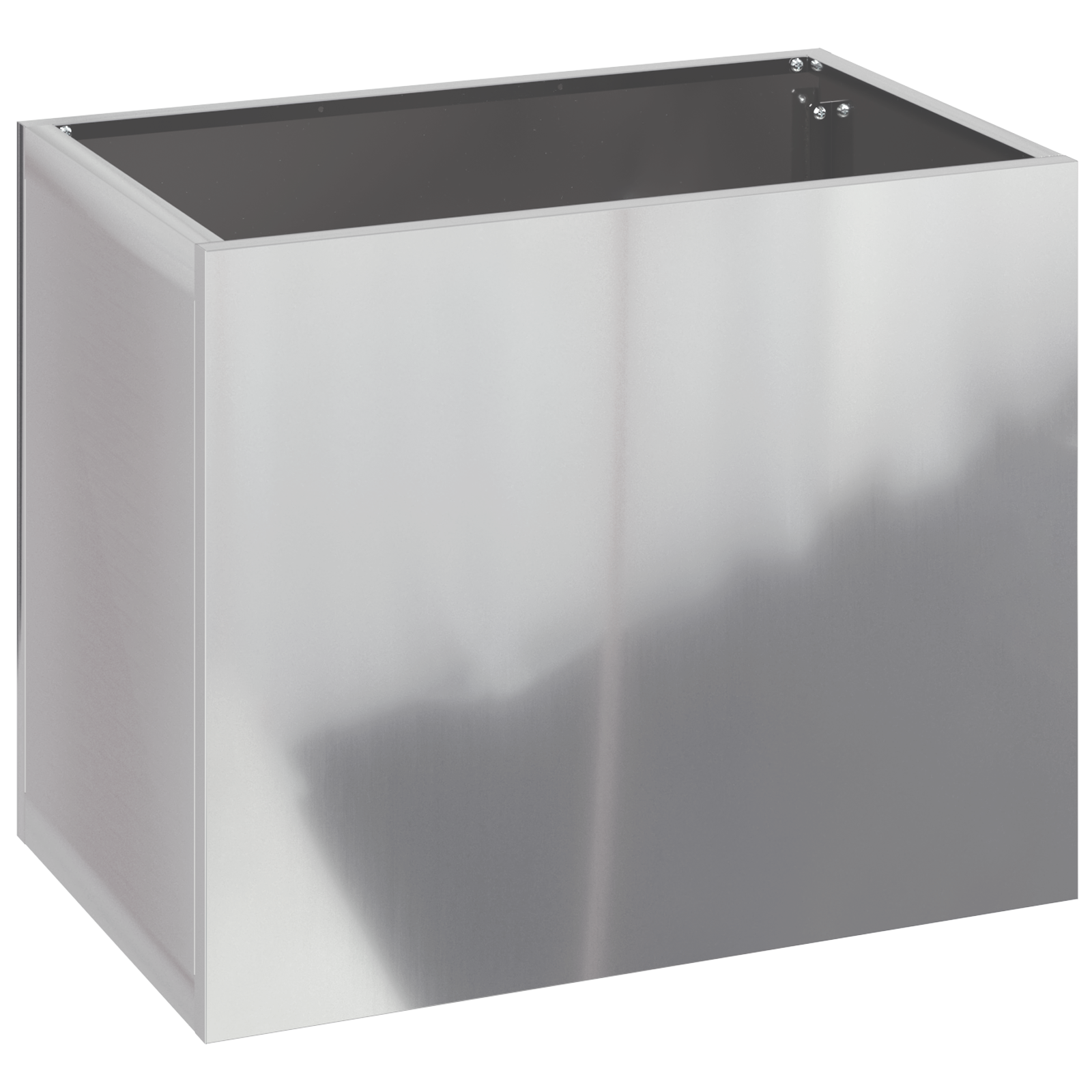 Vază pentru Grădină Argintiu 50 x 32 x 40 cm Oțel galvanizat GartenMobel Dekor