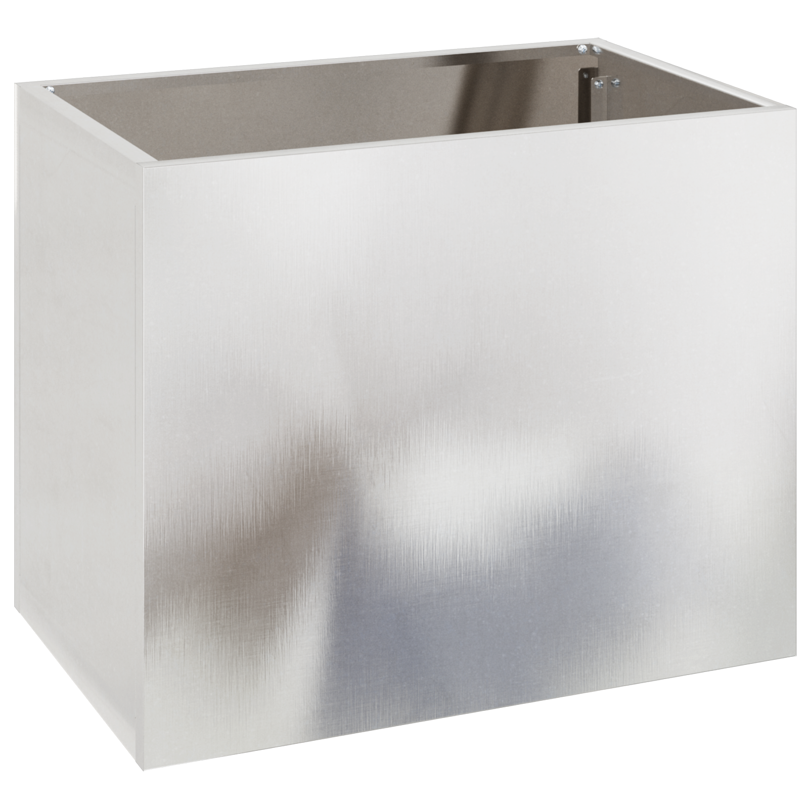 Vază pentru Grădină Argintiu 50 x 32 x 40 cm Oțel inoxidabil GartenMobel Dekor
