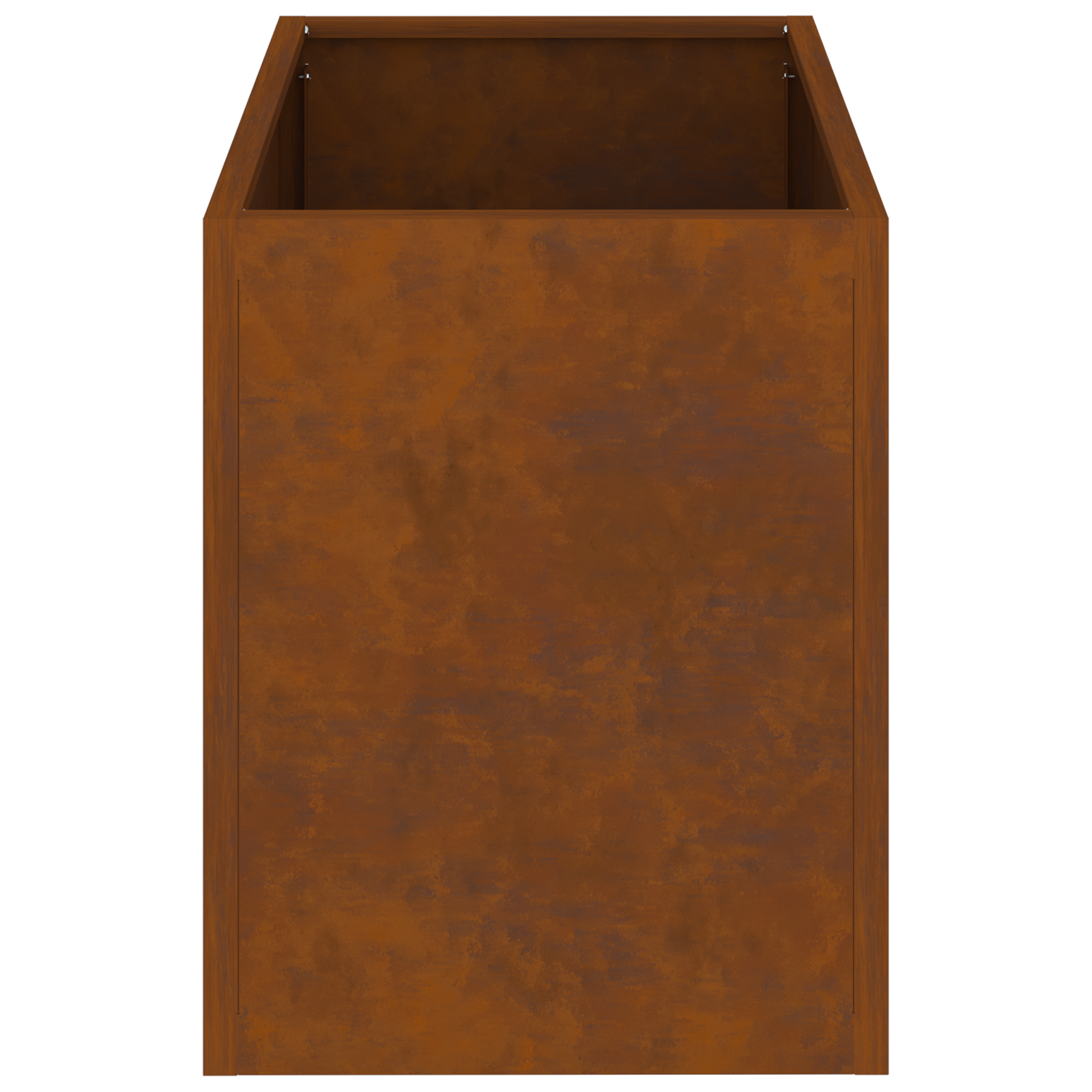 Vază pentru Grădină Maro 50 x 32 x 40 cm Oțel Vechi GartenMobel Dekor