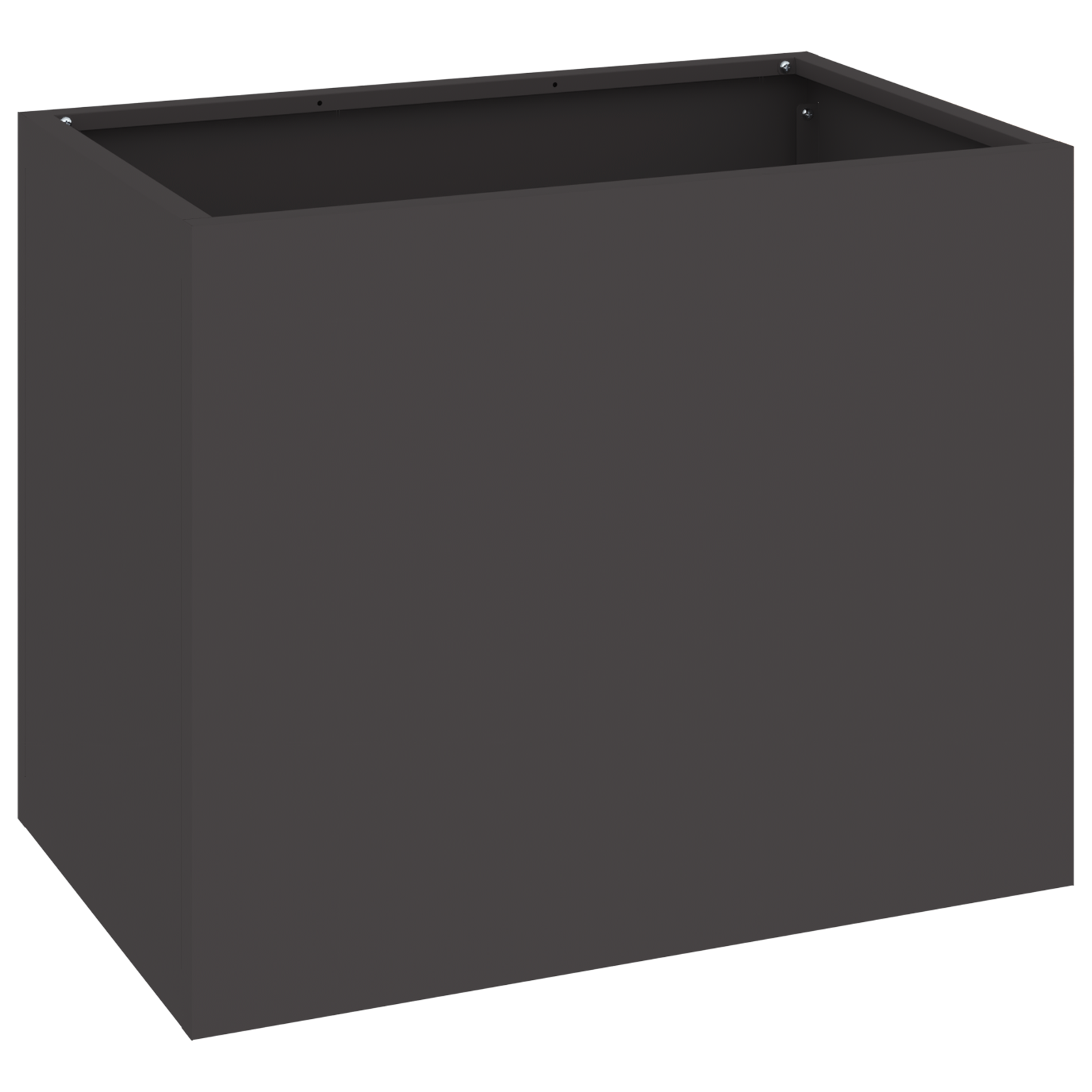 Vază pentru Grădină Negru 50 x 32 x 40 cm Oțel laminat la rece GartenMobel Dekor