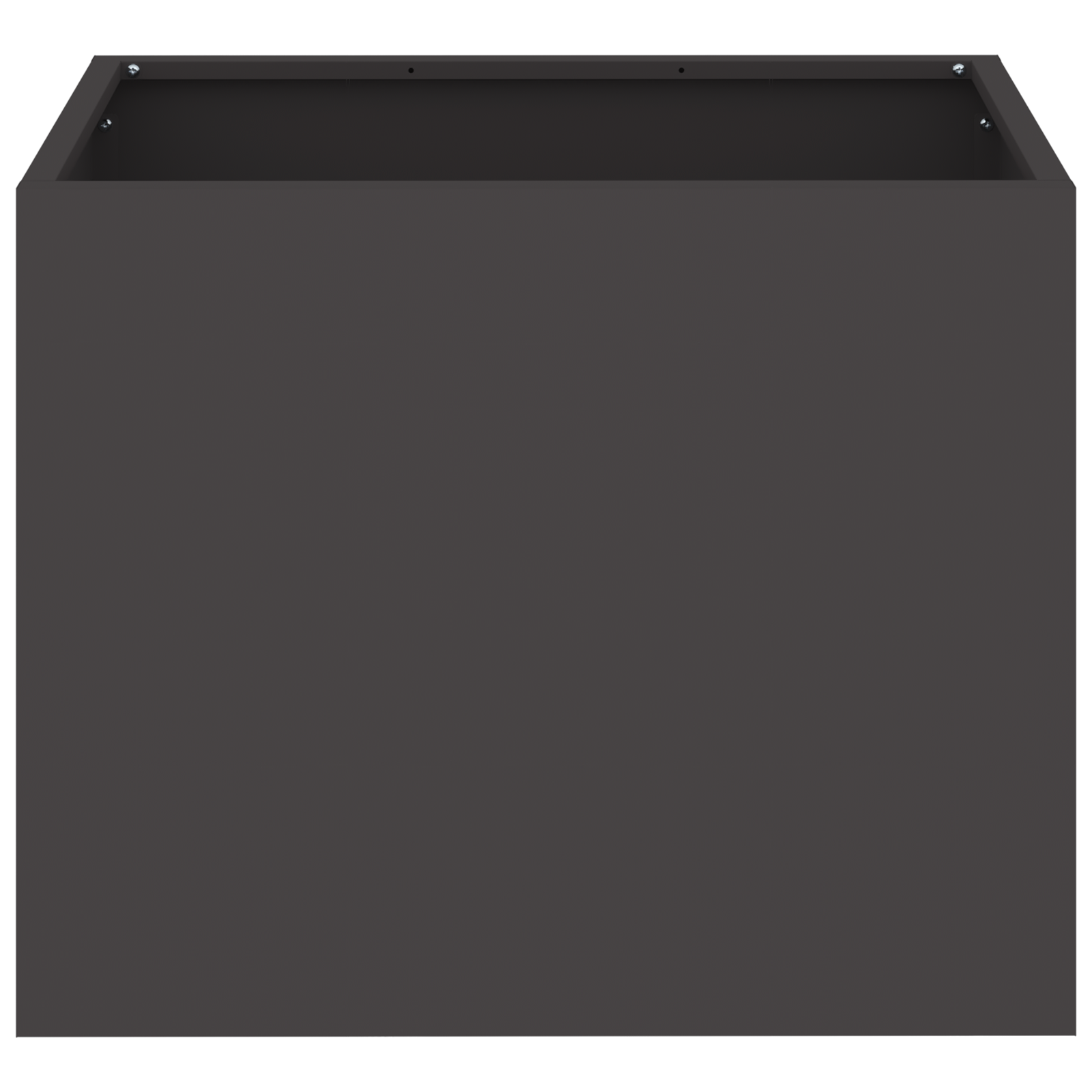 Vază pentru Grădină Negru 50 x 32 x 40 cm Oțel laminat la rece GartenMobel Dekor