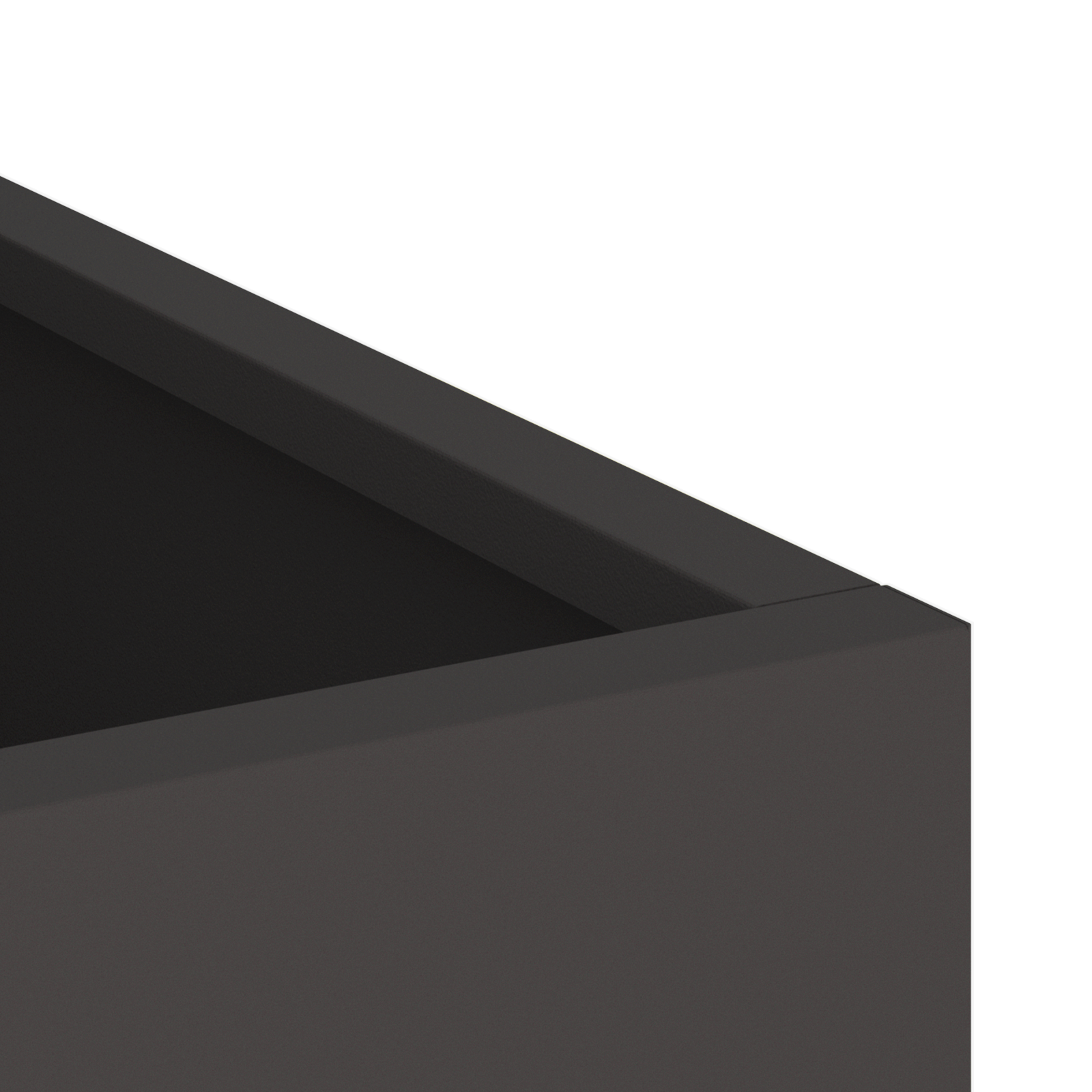 Vază pentru Grădină Negru 50 x 32 x 40 cm Oțel laminat la rece GartenMobel Dekor