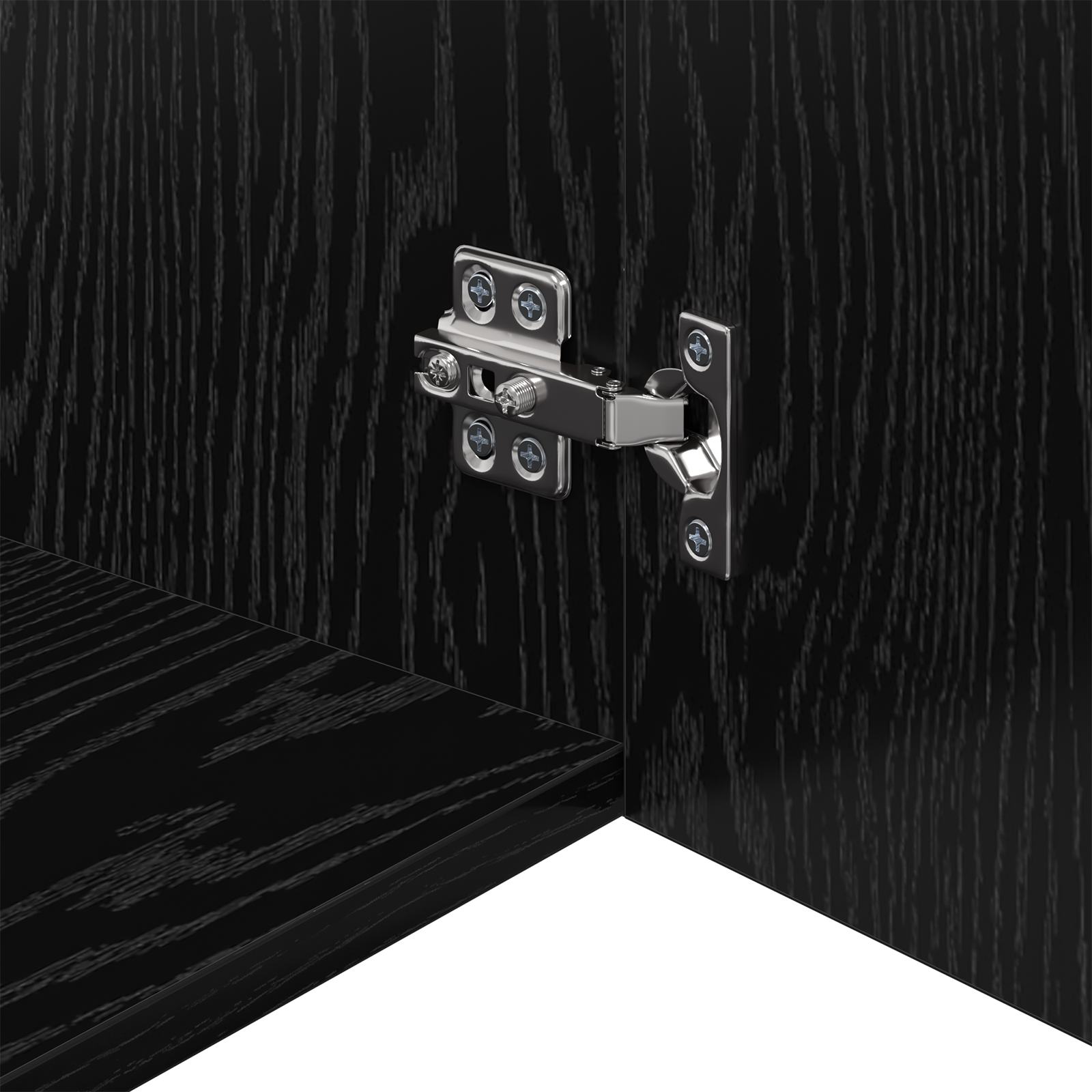 Dulap de perete Stejar negru 50 x 42.5 x 40 cm Lemn compozit GartenMobel Dekor