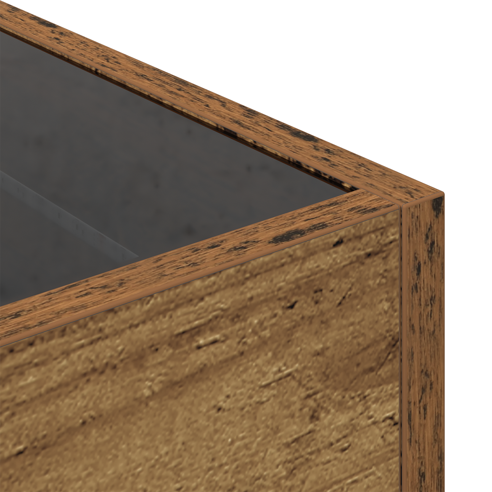 Masă de cafea Lemn vechi 50 x 50 x 30 cm Lemn compozit GartenMobel Dekor