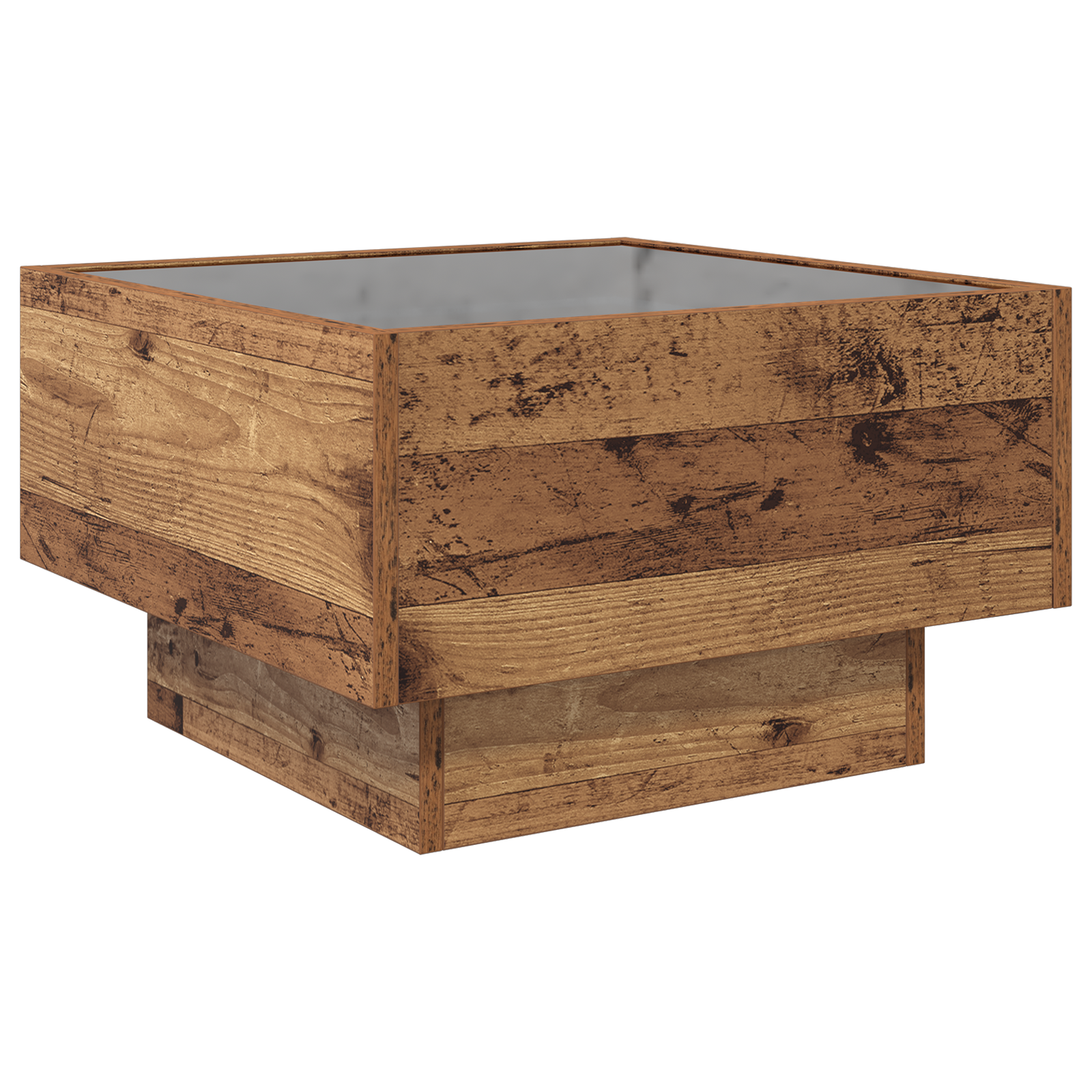 Masă de cafea Lemn vechi 50 x 50 x 30 cm Lemn compozit GartenMobel Dekor
