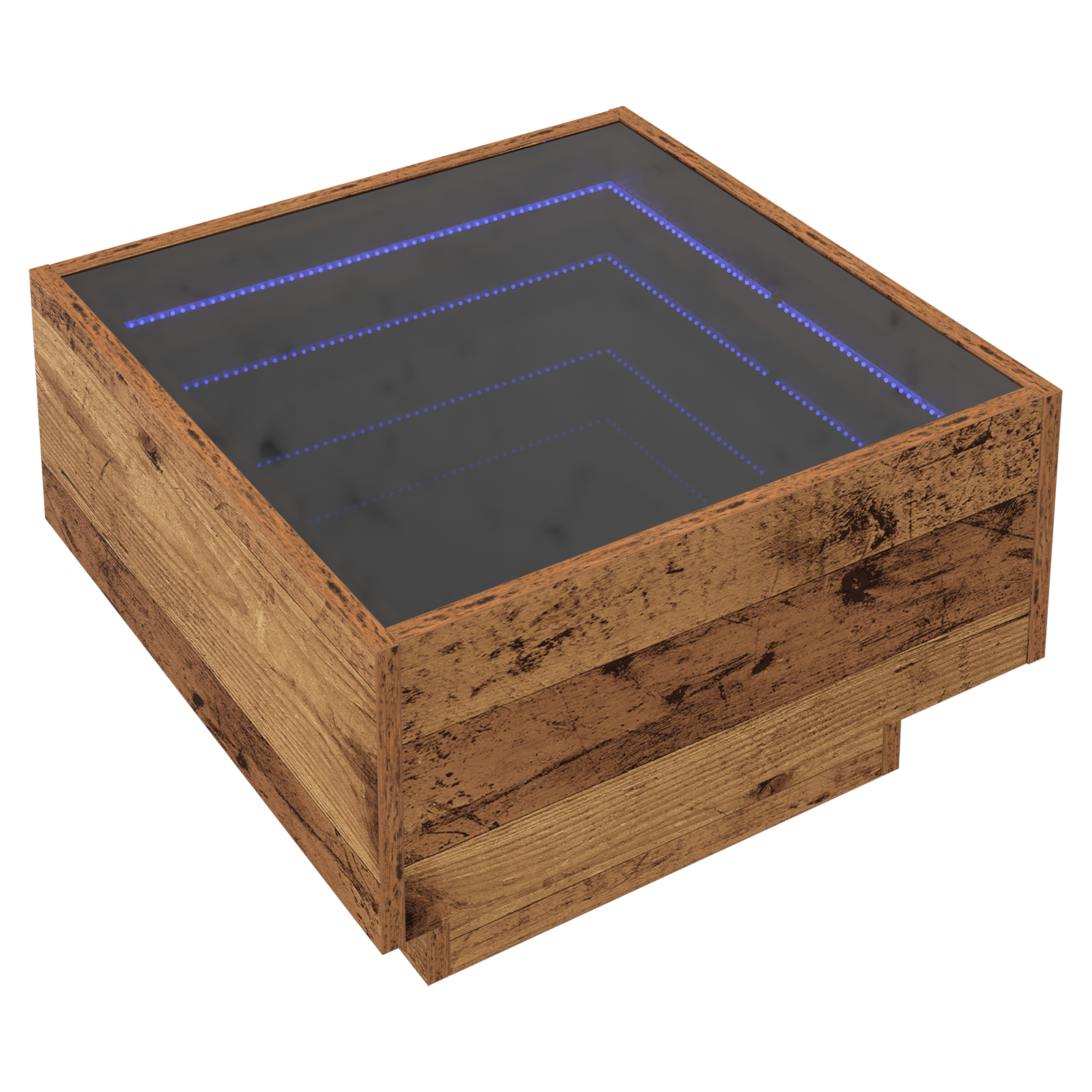 Masă de cafea Lemn vechi 50 x 50 x 30 cm Lemn compozit GartenMobel Dekor