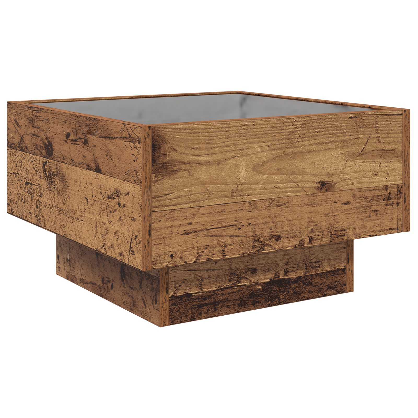 Masă de cafea Lemn vechi 50 x 50 x 30 cm Lemn compozit GartenMobel Dekor