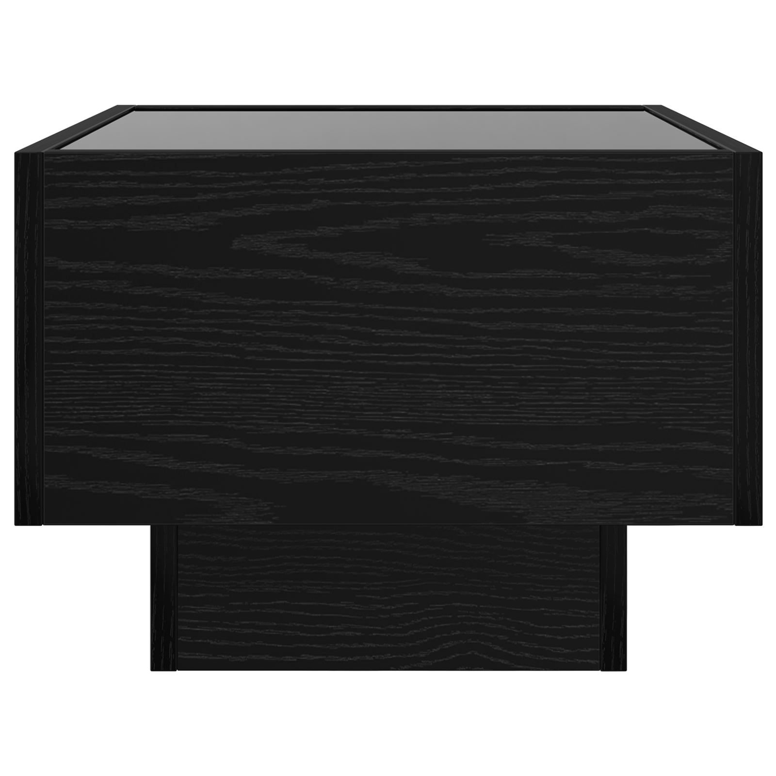 Masă de cafea Stejar negru 50 x 50 x 30 cm Lemn compozit GartenMobel Dekor