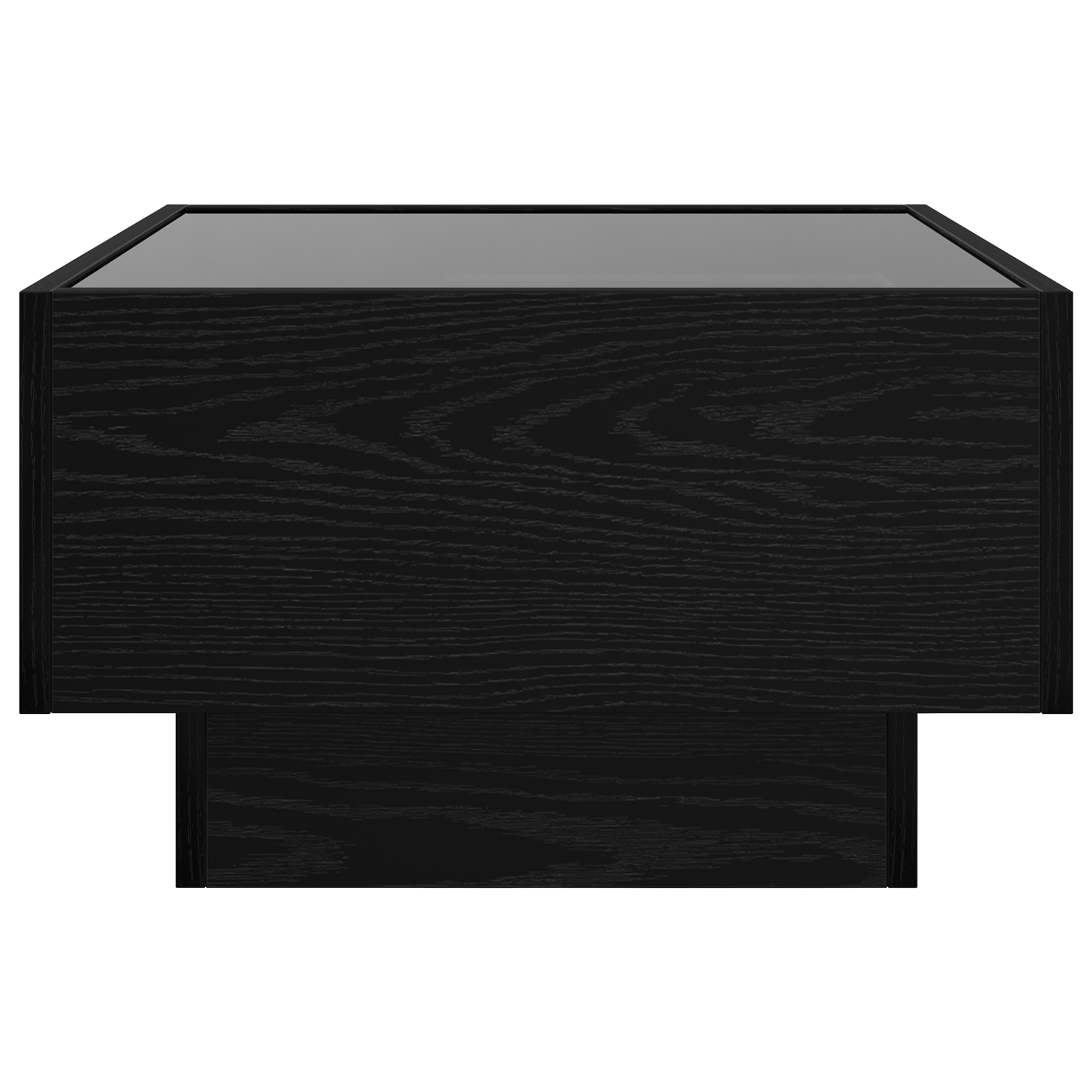 Masă de cafea Stejar negru 50 x 50 x 30 cm Lemn compozit GartenMobel Dekor