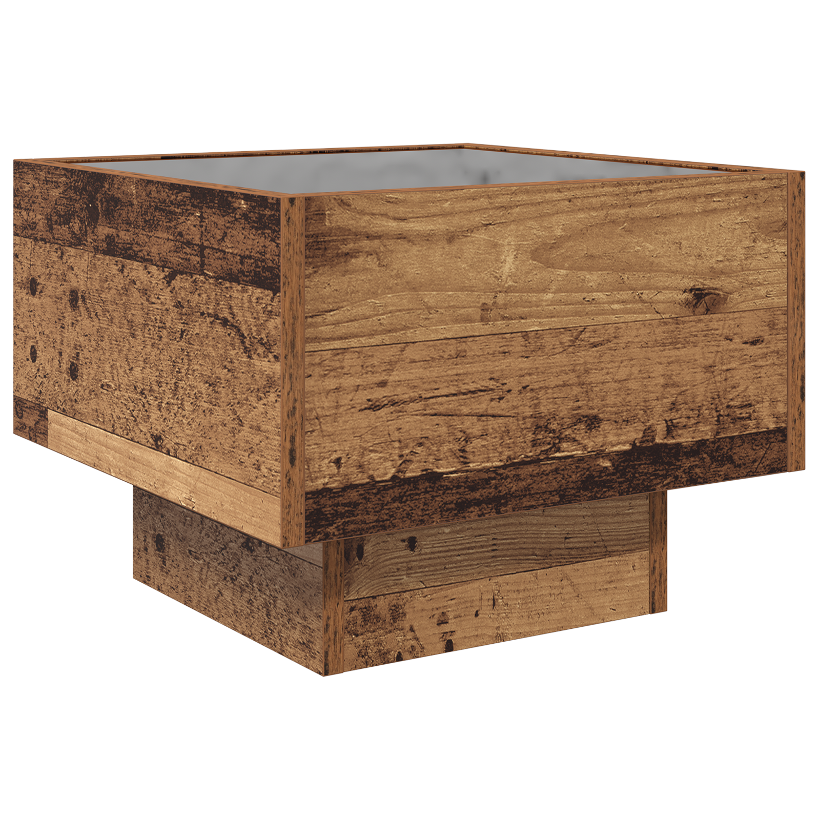 Masă laterală Lemn vechi 40 x 40 x 30 cm Lemn compozit GartenMobel Dekor