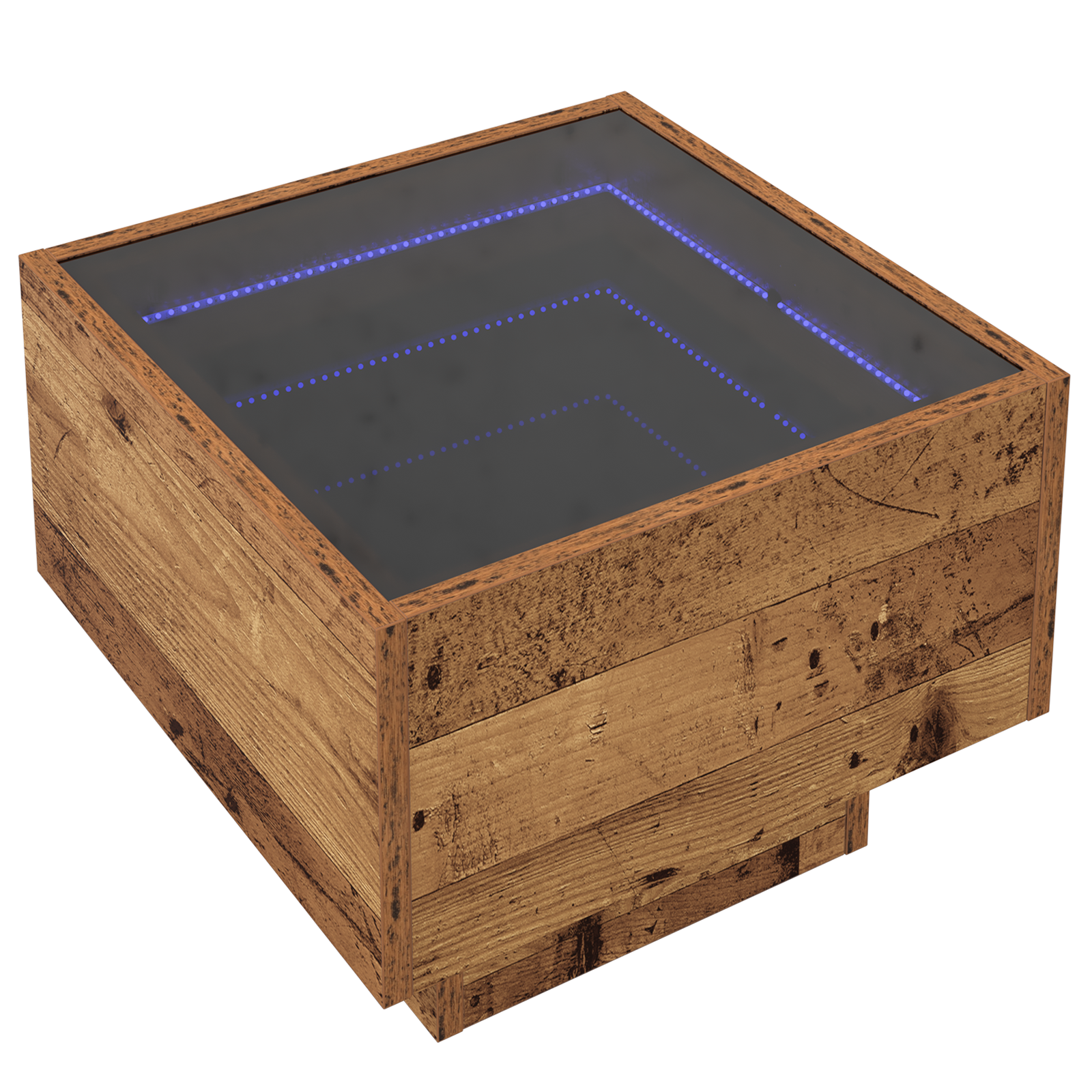 Masă laterală Lemn vechi 40 x 40 x 30 cm Lemn compozit GartenMobel Dekor