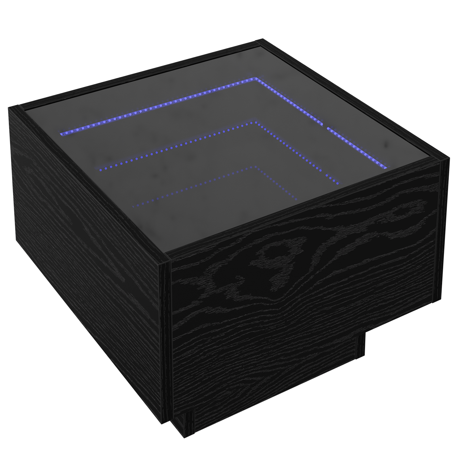 Masă laterală Stejar negru 40 x 40 x 30 cm Lemn compozit GartenMobel Dekor