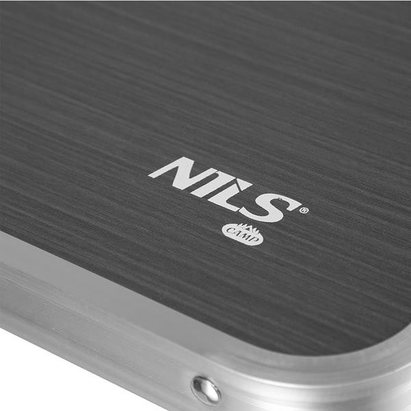 Masa camping Nils Camp NC1605, Gri Inchis FitLine Training