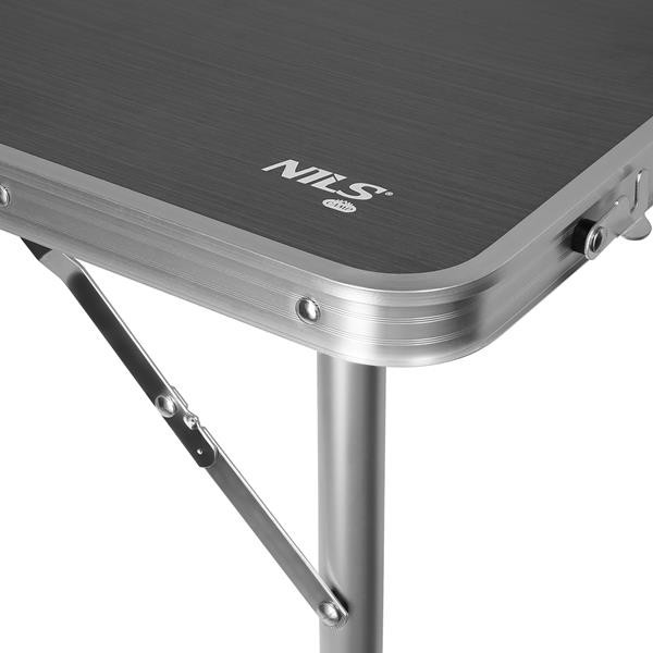 Masa camping Nils Camp NC1605, Gri Inchis FitLine Training