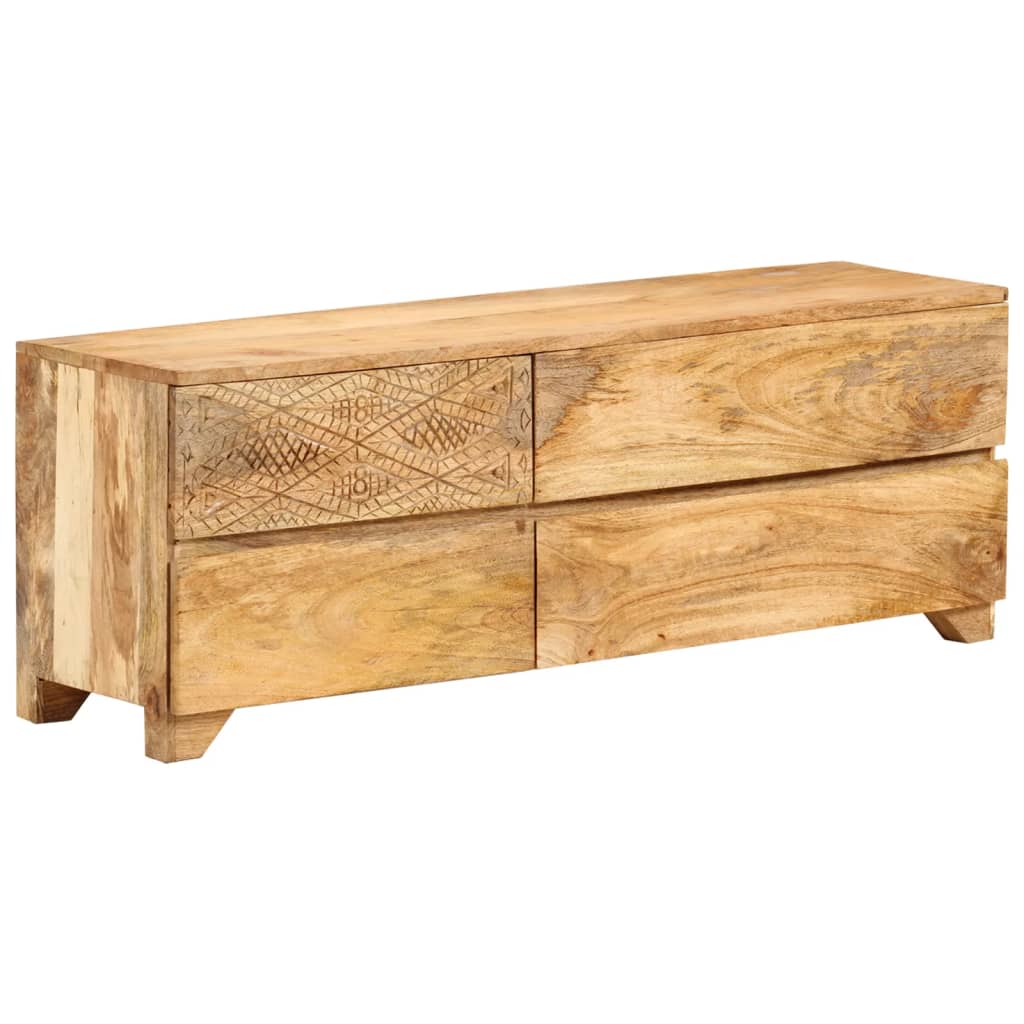 Comodă TV, 110x30x40 cm, lemn masiv de mango GartenMobel Dekor