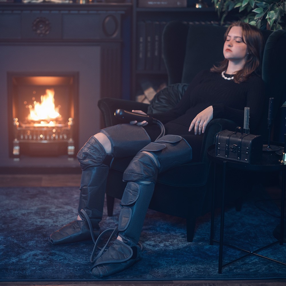 Aparat de Masaj Picioare cu Compresie Aer inSPORTline Beinhowair II FitLine Training