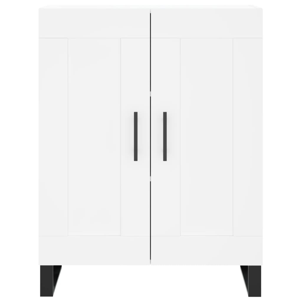 Dulap înalt, alb, 69,5x34x180 cm, lemn compozit GartenMobel Dekor